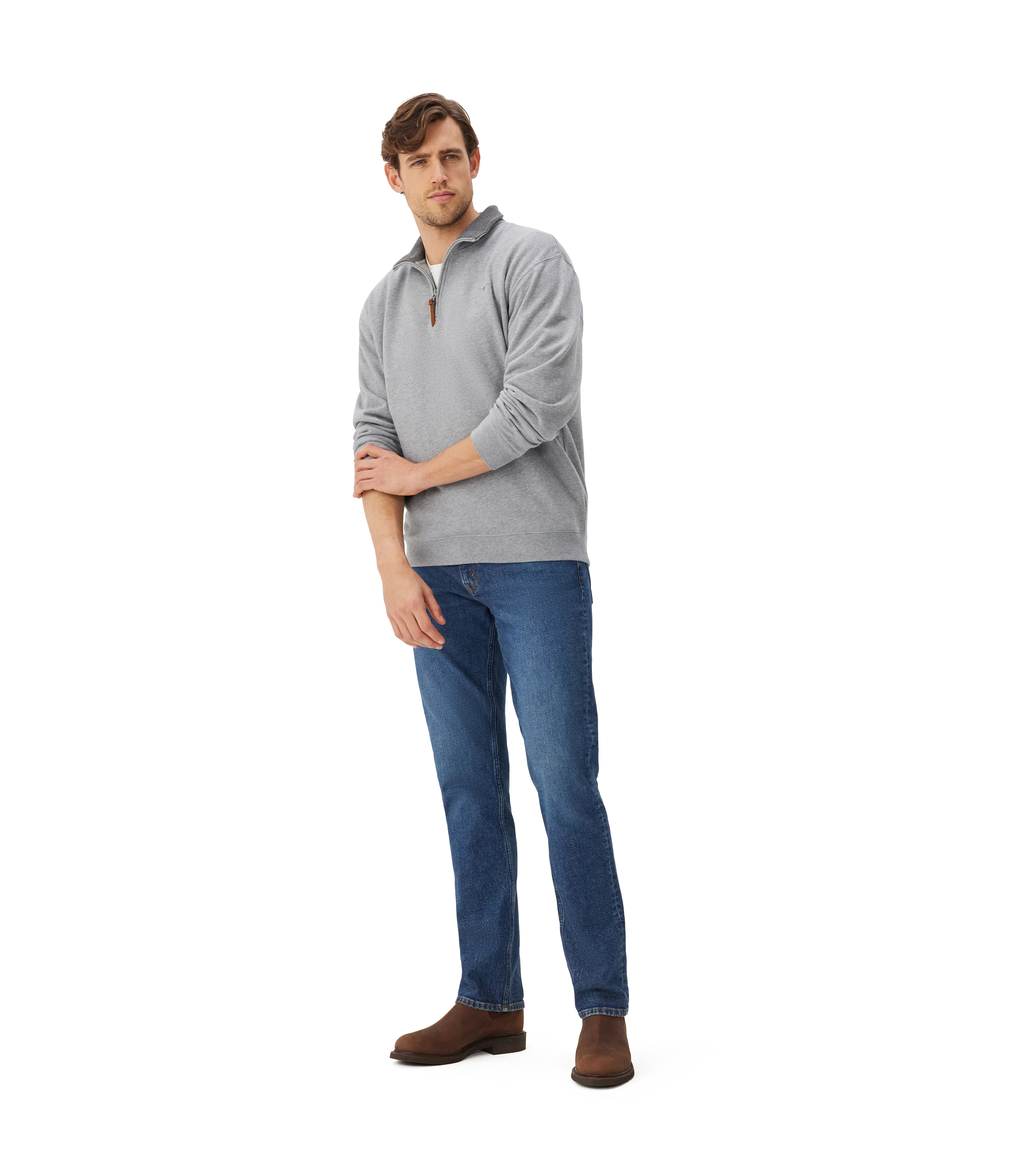 R.M. Williams Mulyungarie Fleece - Grey Marle