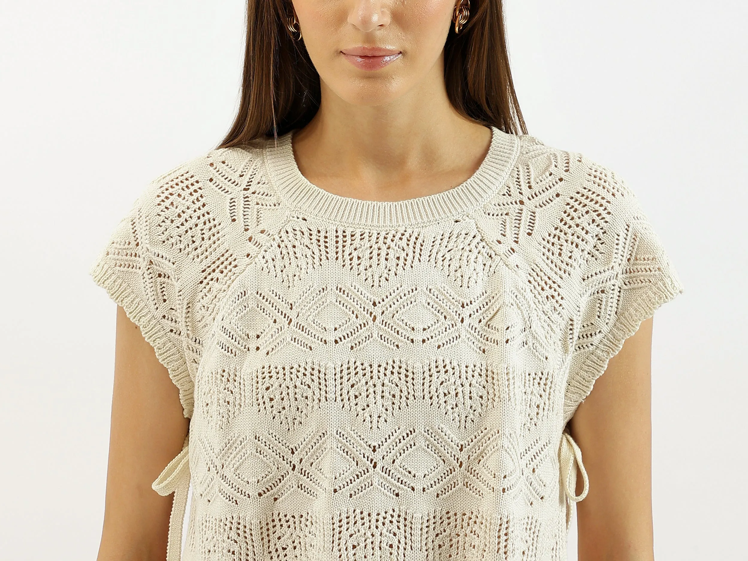Round Neck Knitted Tops