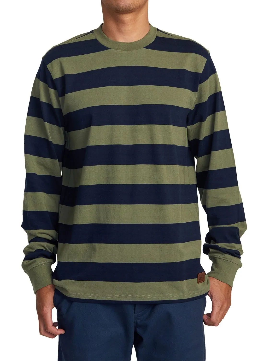 RVCA Men's Chainmail Stripe Pullover
