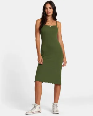 Rvca Women's Slink Midi Dress