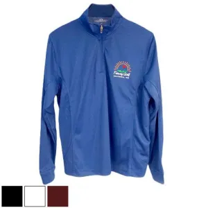 San Diego Gift Vansport Mesh 1/4 Zip Tech Pullovers (#3405) S Deep Maroon w/San Diego Golf Te