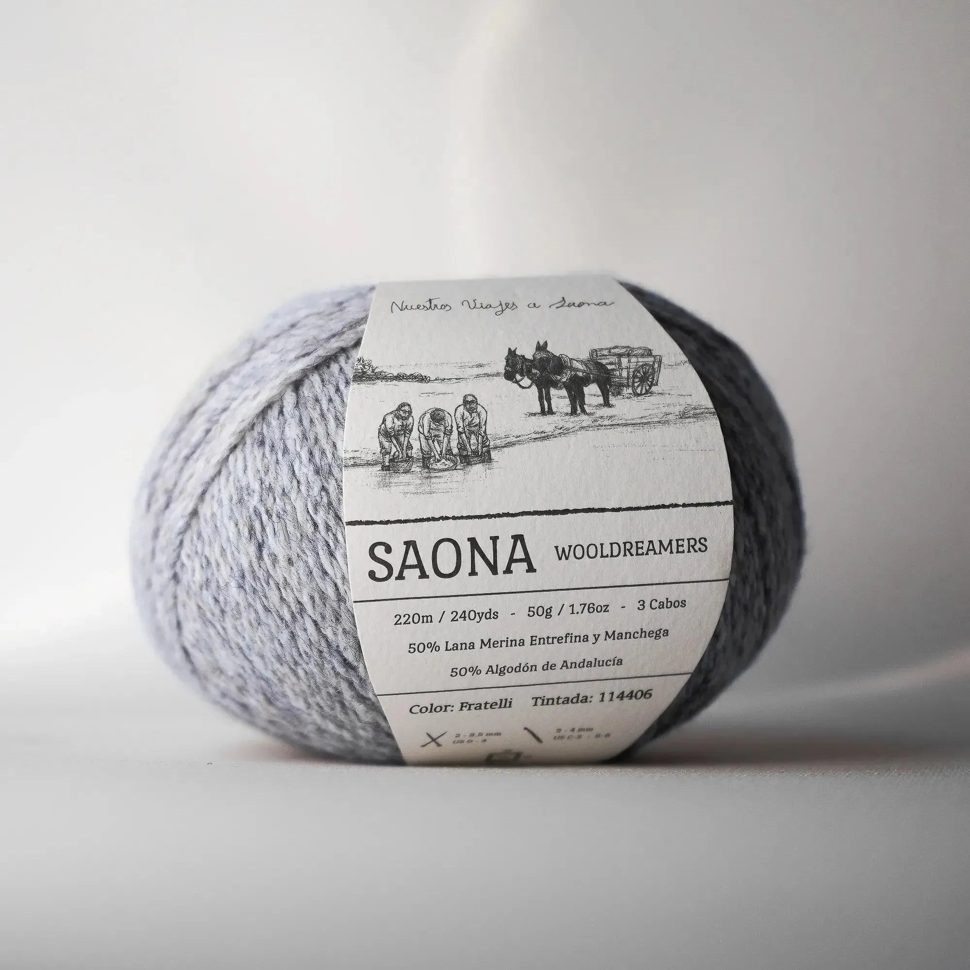 Saona - Cotton/Wool Fingering Weight Yarn