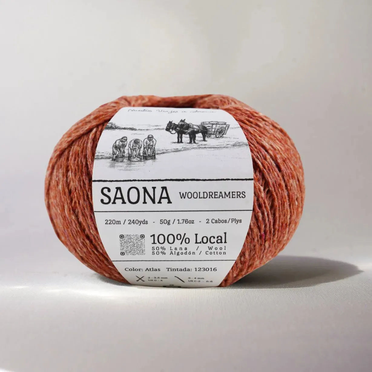 Saona - Cotton/Wool Fingering Weight Yarn