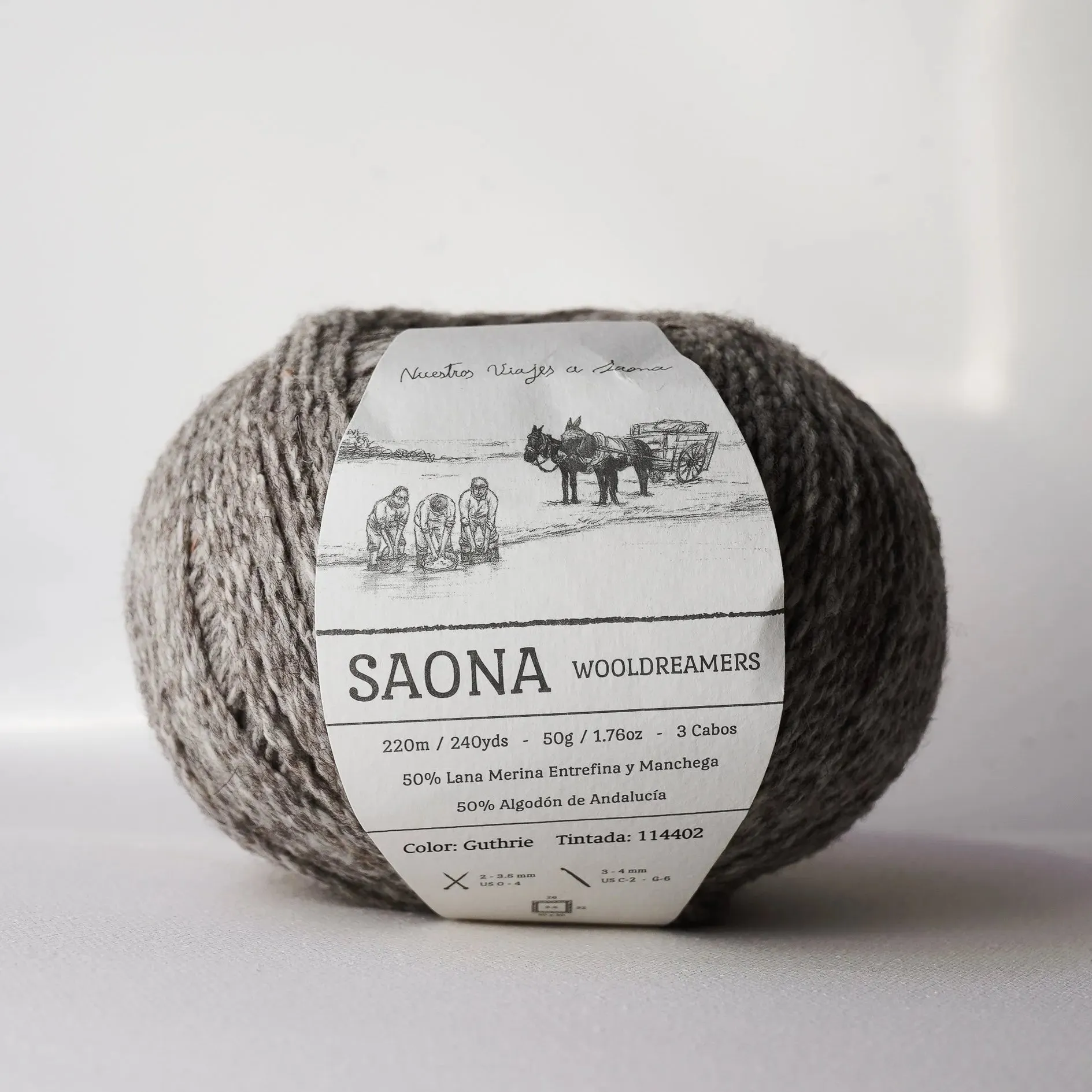 Saona - Cotton/Wool Fingering Weight Yarn