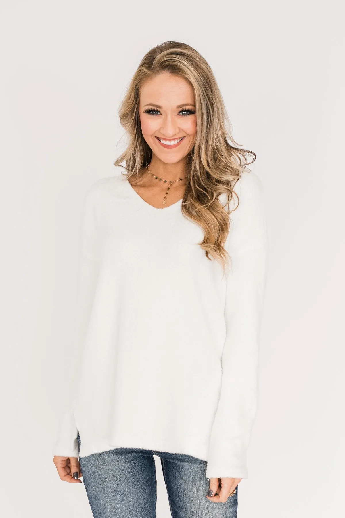 Say You Do Sweater- Off White