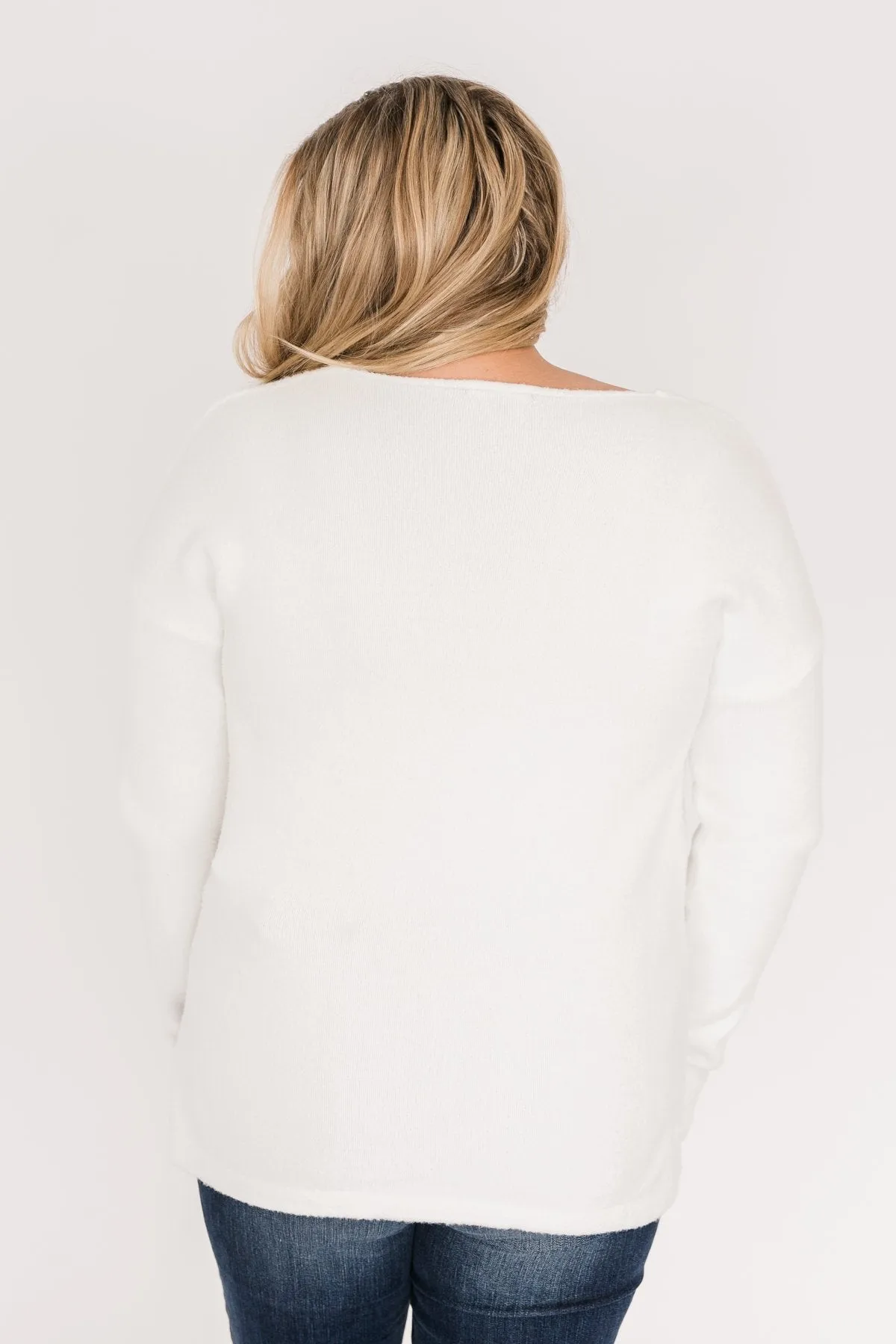 Say You Do Sweater- Off White