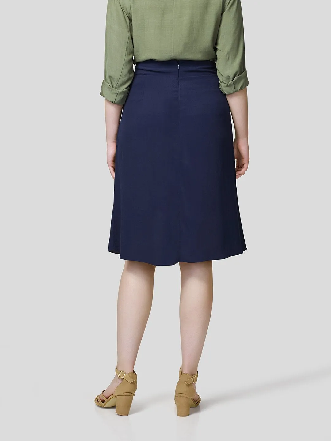 Skirt With Gathered Waistband Detail