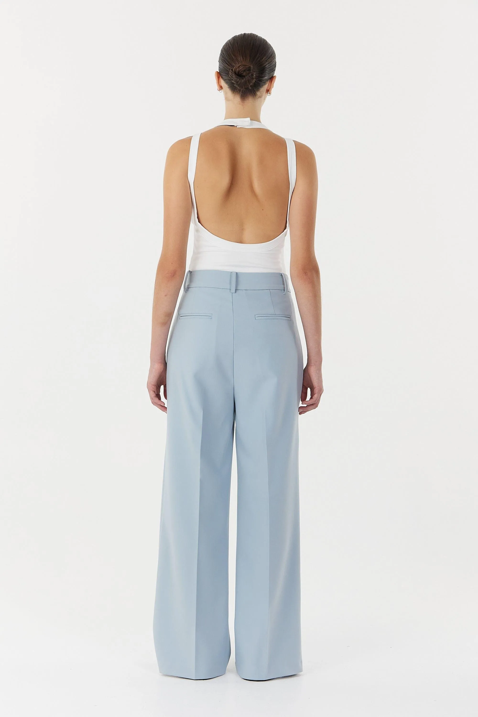 SKYLINE TAILORED TROUSERS | POWDER BLUE