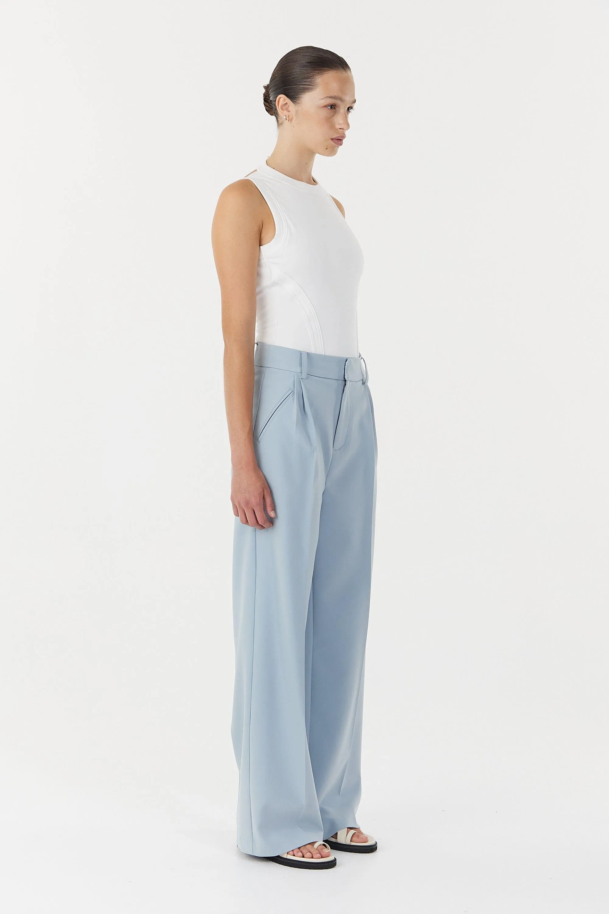 SKYLINE TAILORED TROUSERS | POWDER BLUE