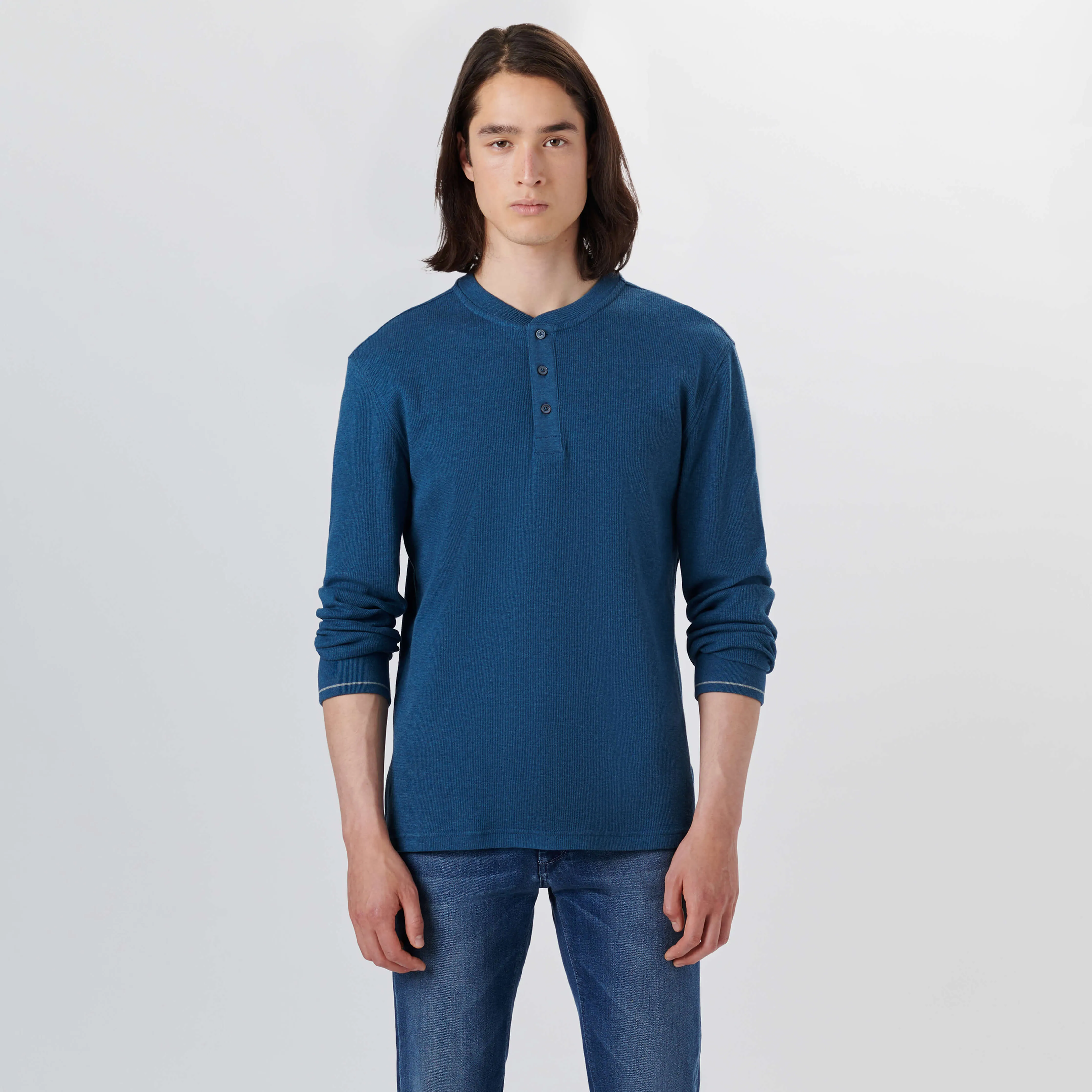 Solid & Stripe Combo Crew Neck Sweater