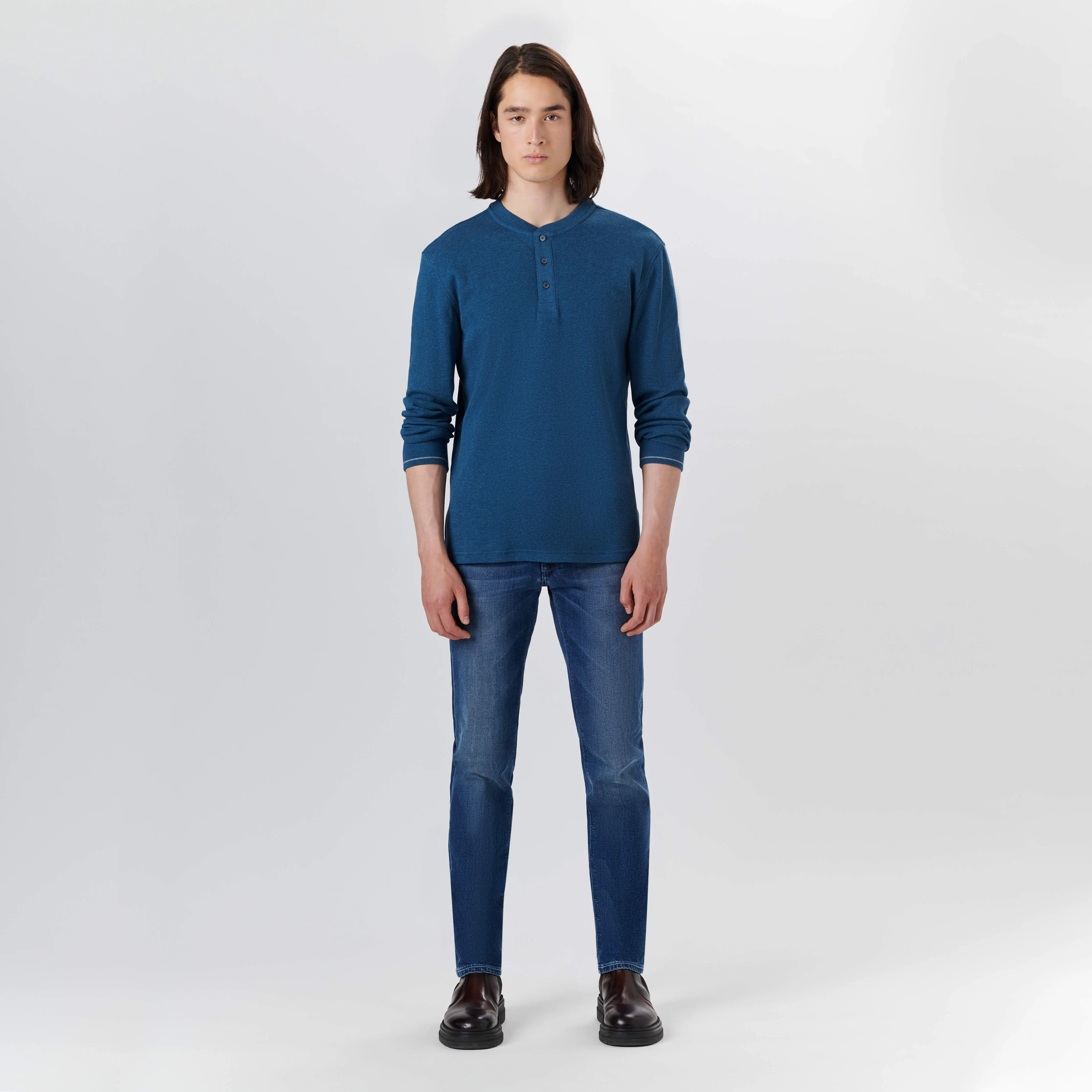 Solid & Stripe Combo Crew Neck Sweater