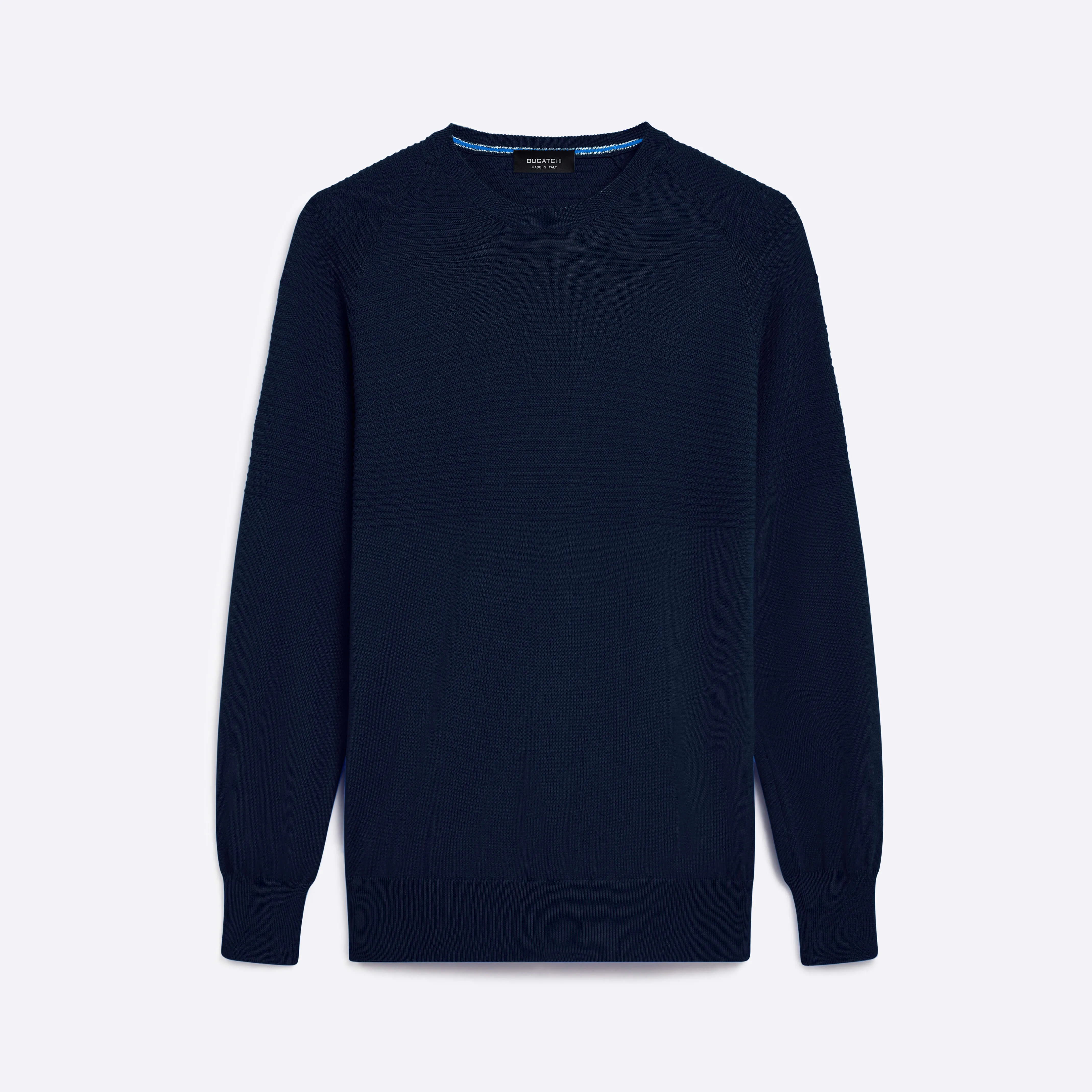 Solid & Stripe Combo Crew Neck Sweater