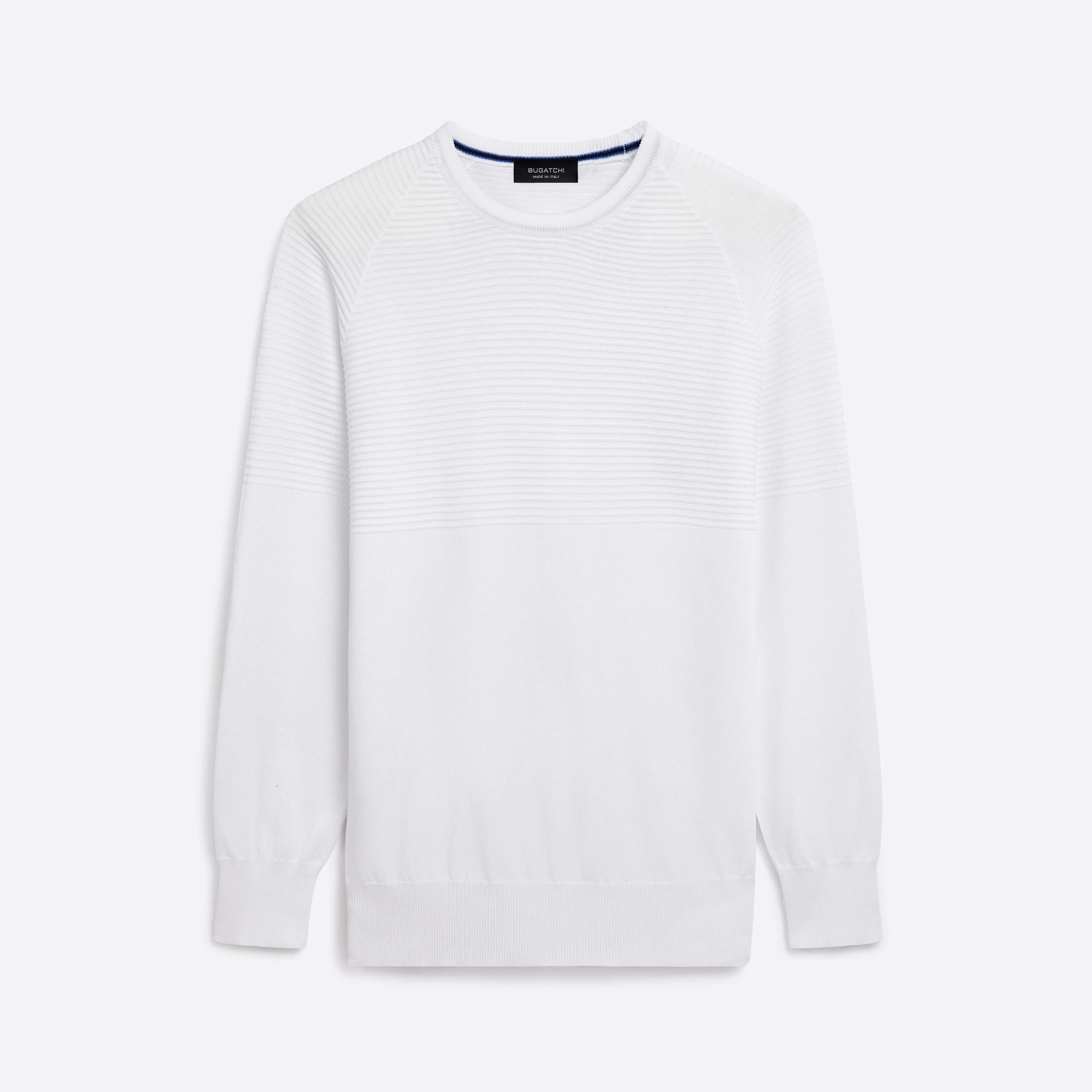 Solid & Stripe Combo Crew Neck Sweater