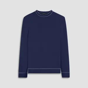 Solid Crew Neck Sweater