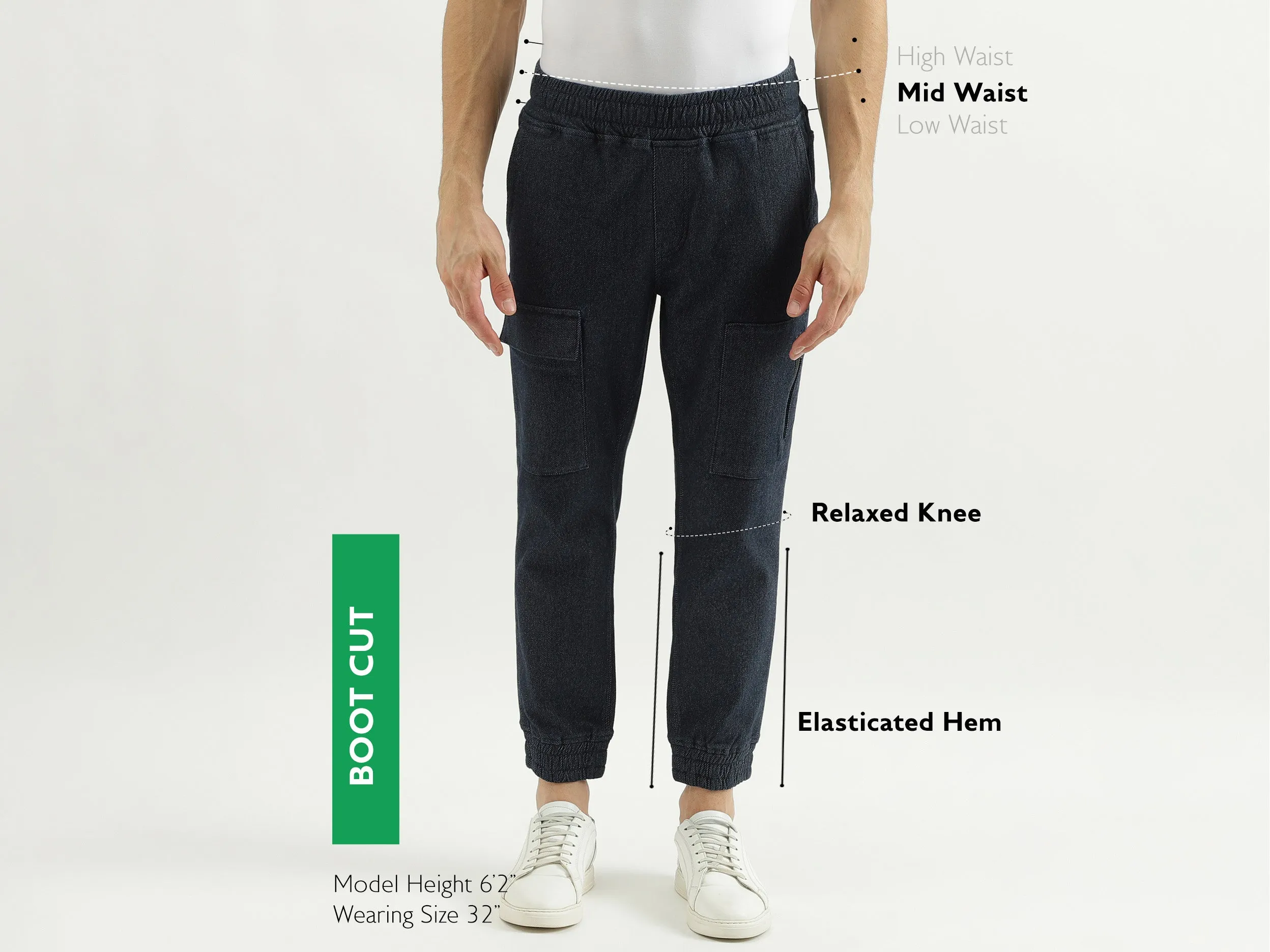 Solid Jogger Fit Trousers