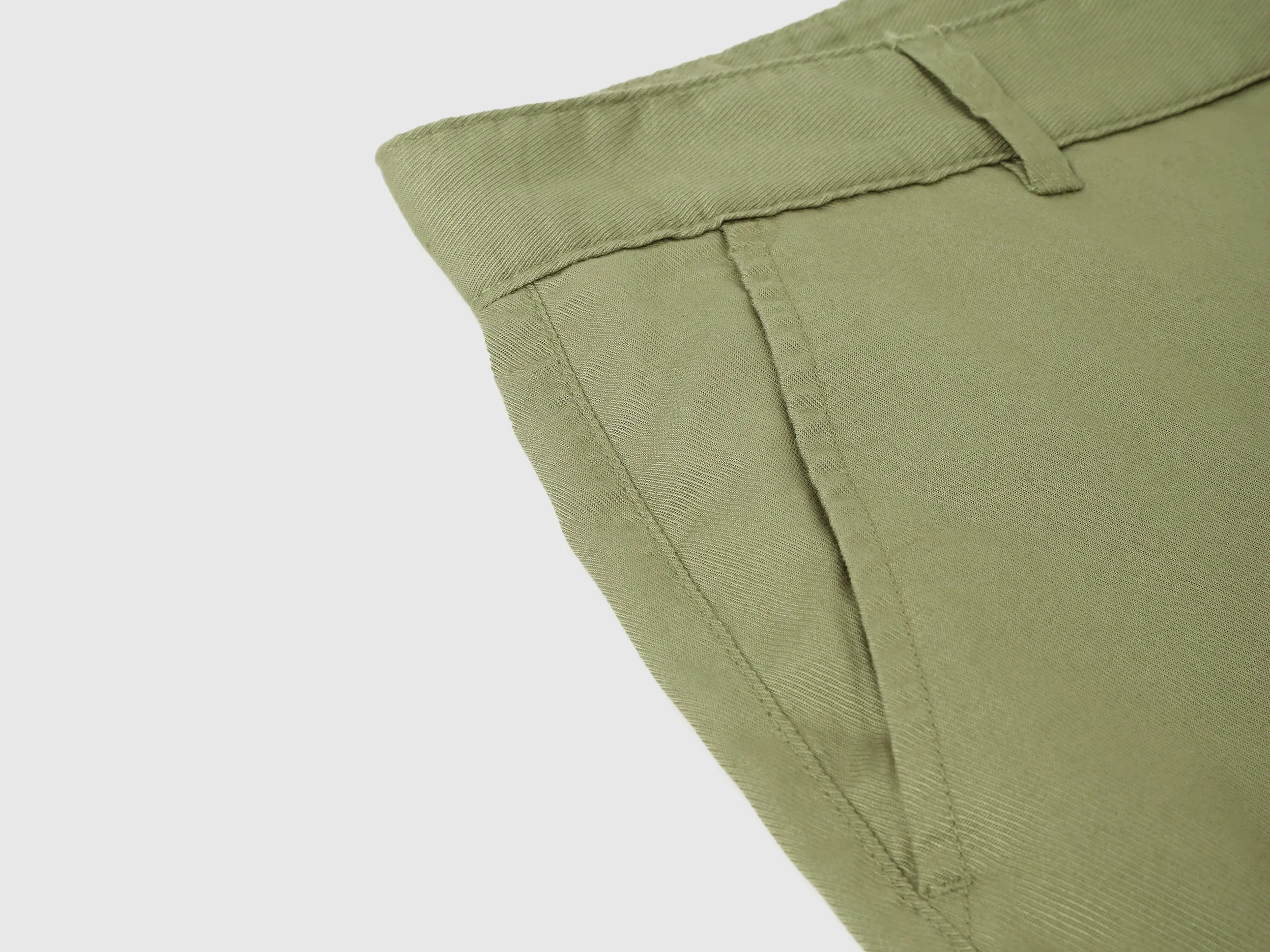 Solid Relaxed Fit Trousers