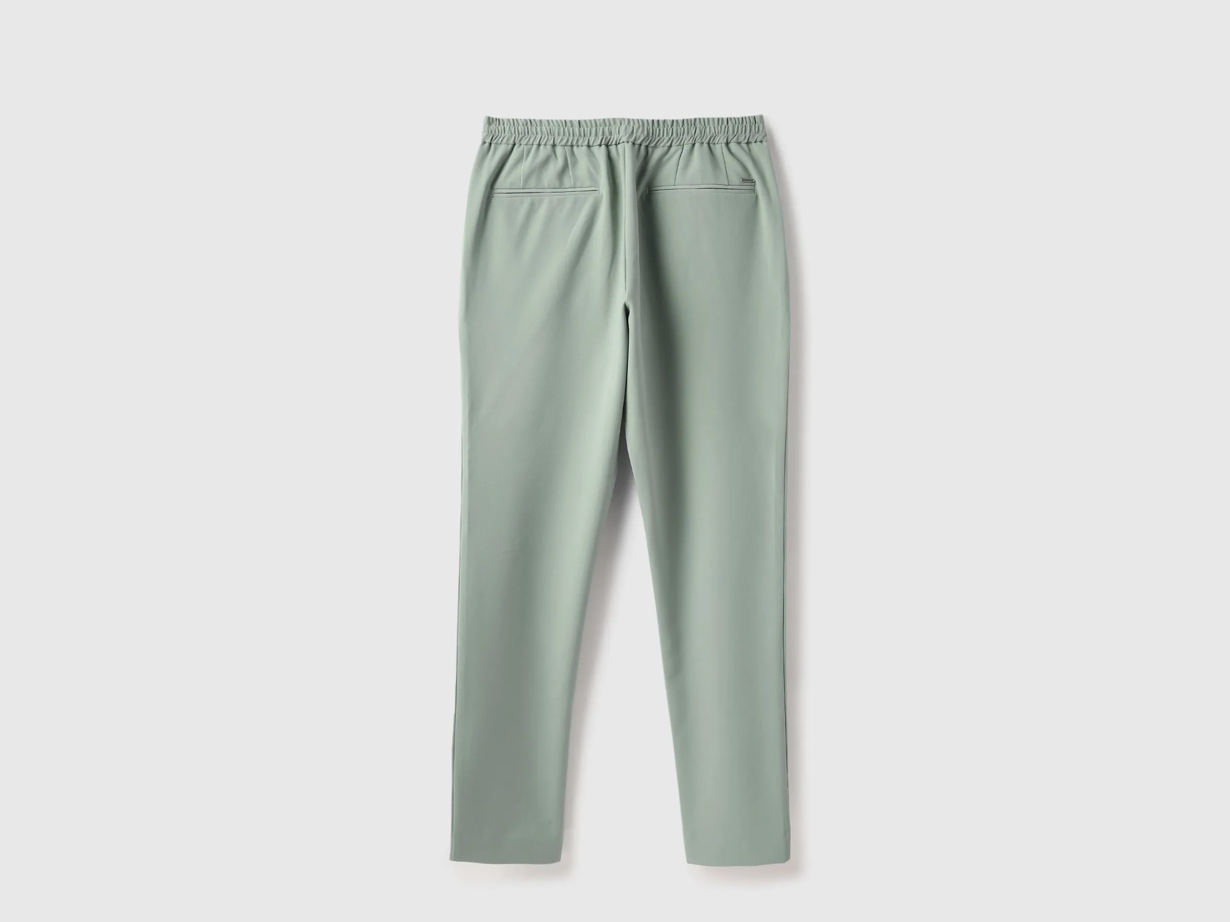 Solid Relaxed Fit Trousers