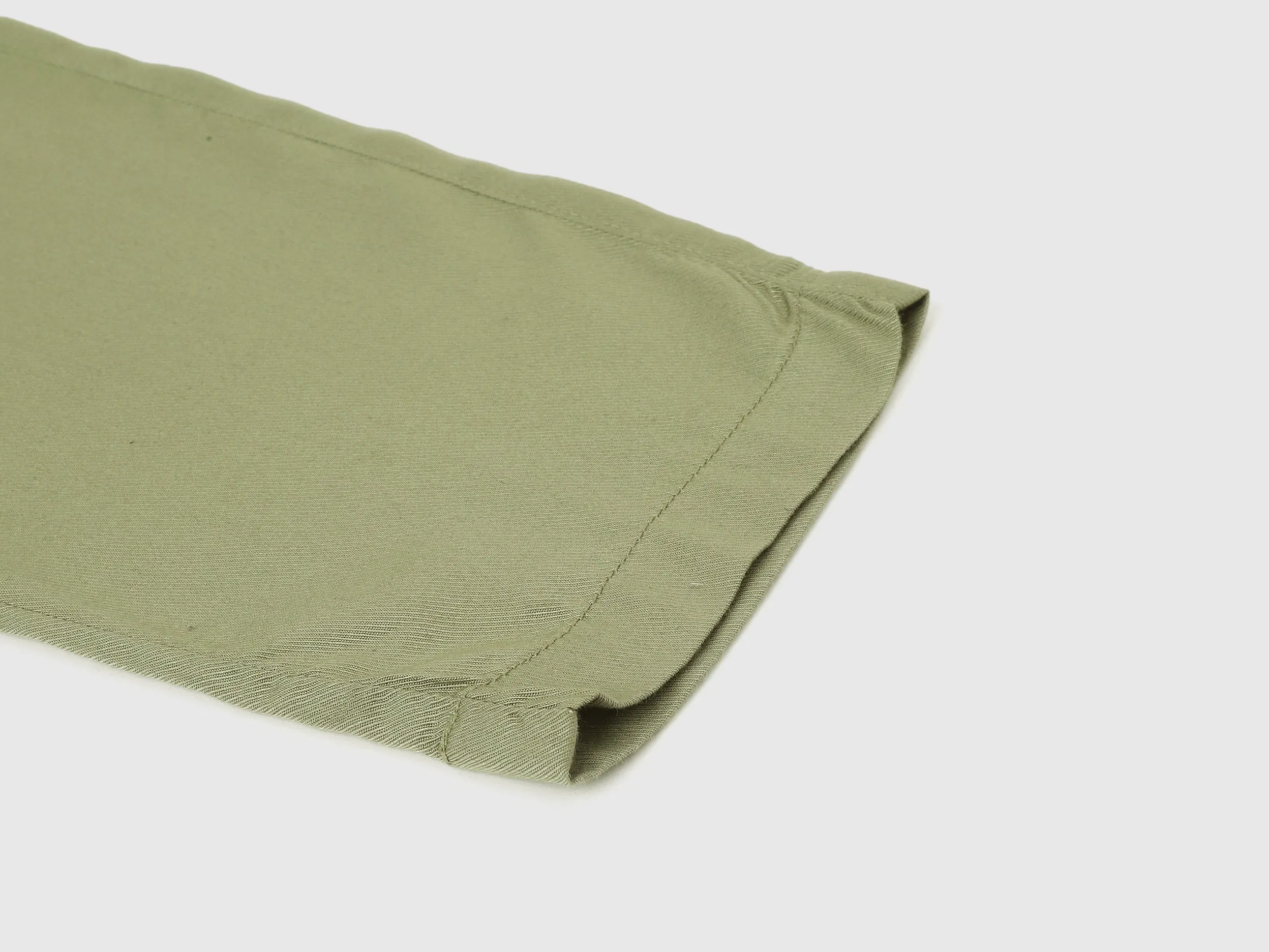 Solid Relaxed Fit Trousers