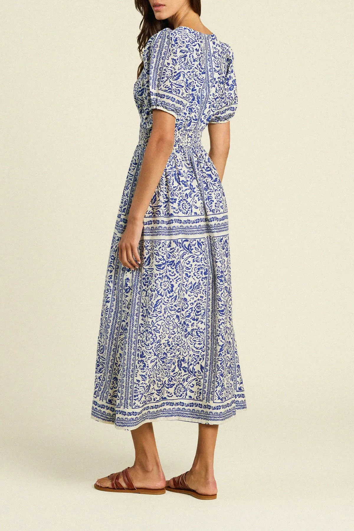Sonia Dress - Hydra Border