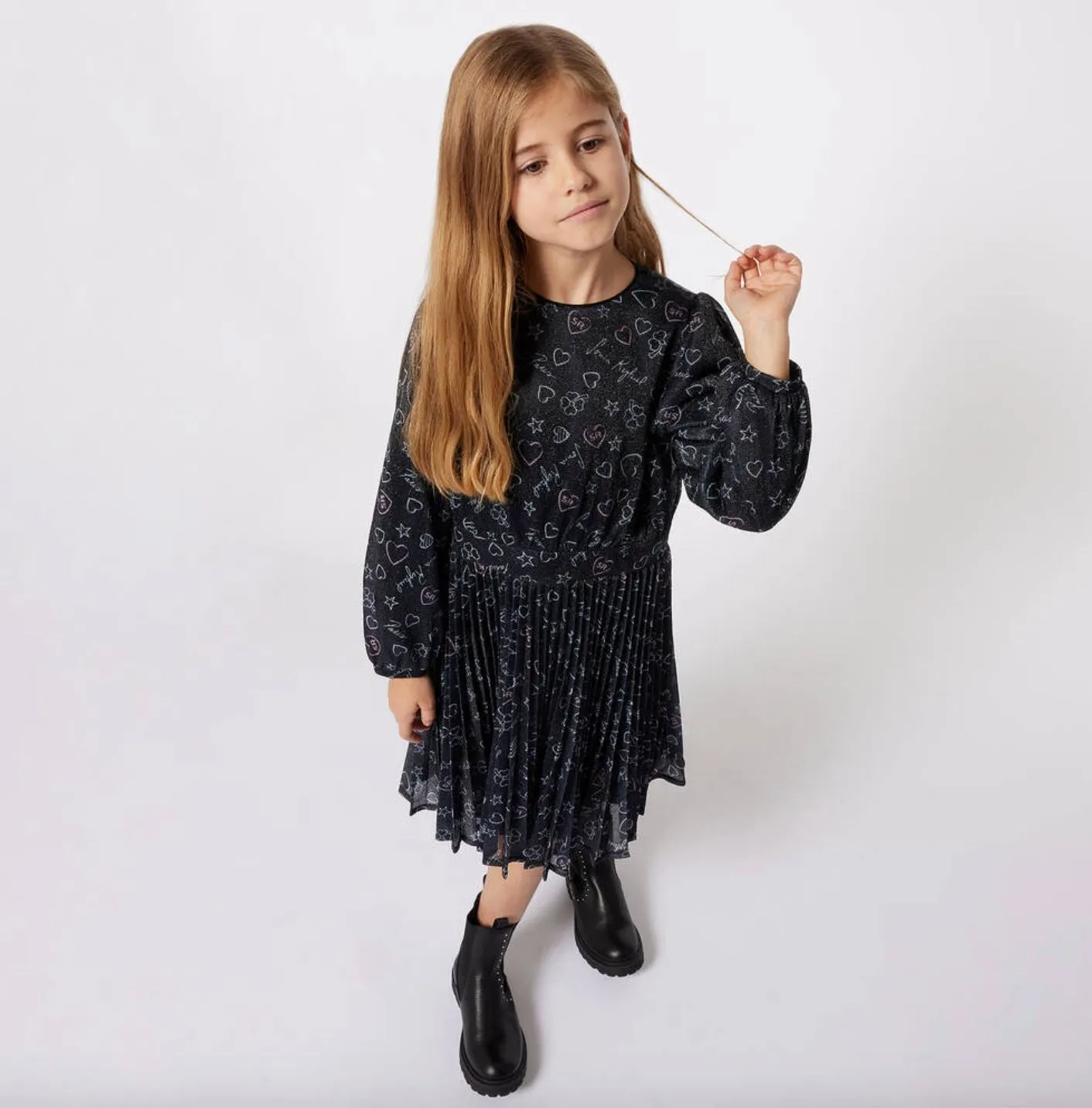 Sonia Rykiel Black Glitter Dress