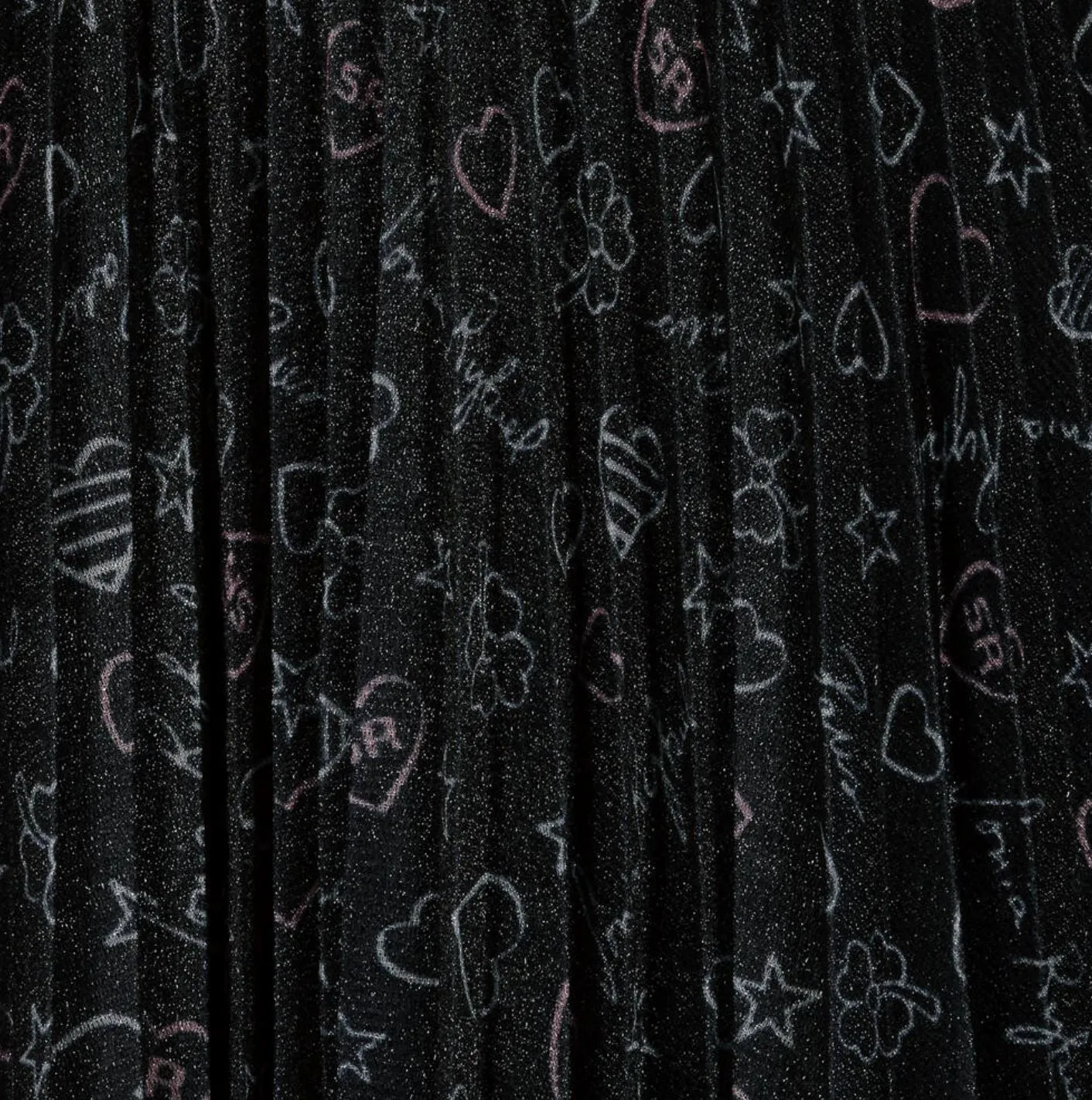 Sonia Rykiel Black Glitter Dress