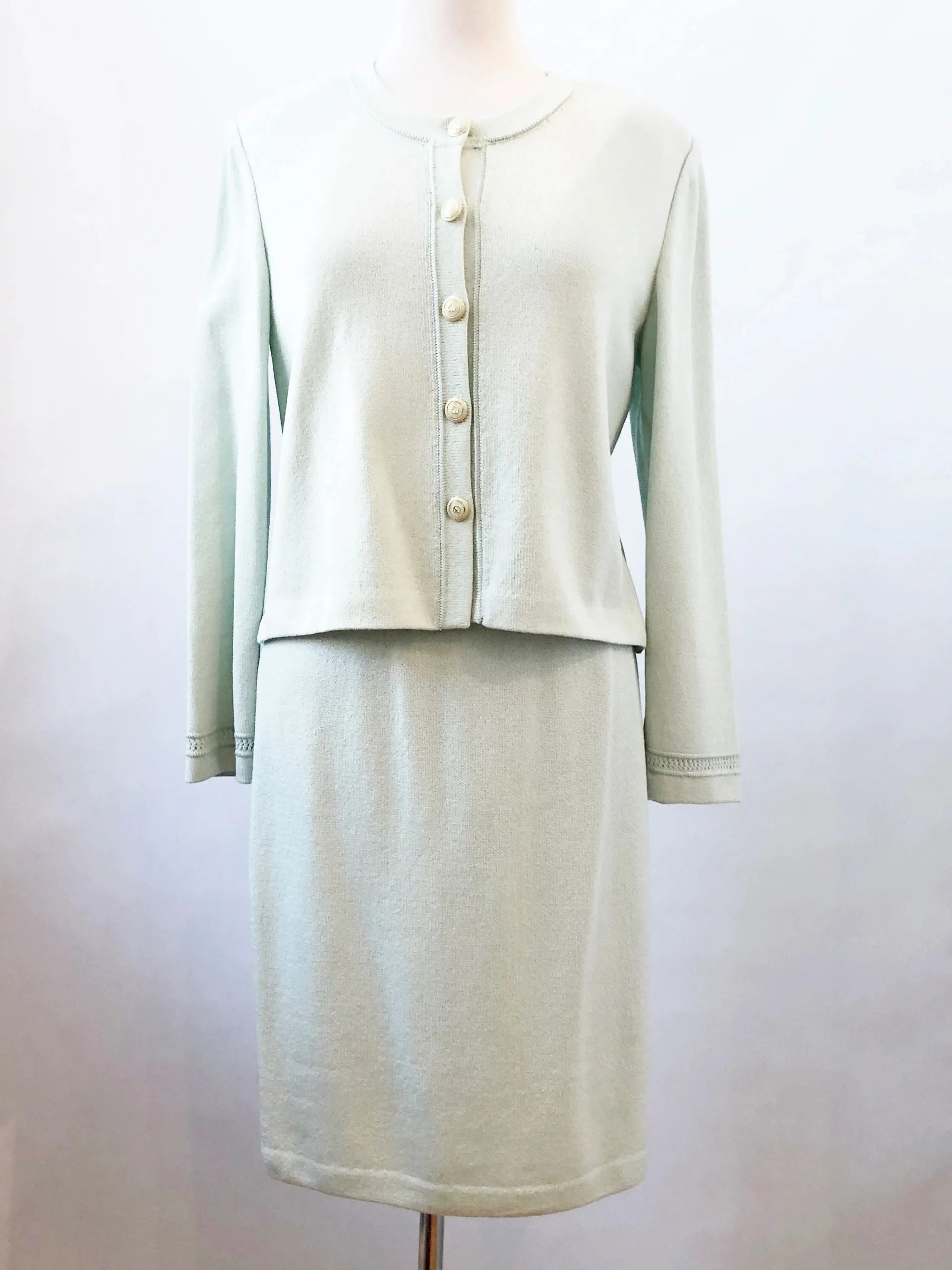St. John Collection Knit Skirt Suit Size 4/6