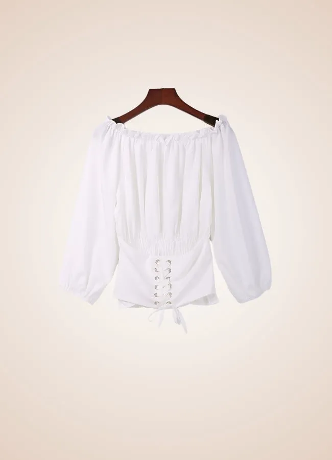 Steampunk Renaissance Off Shoulder Shirt
