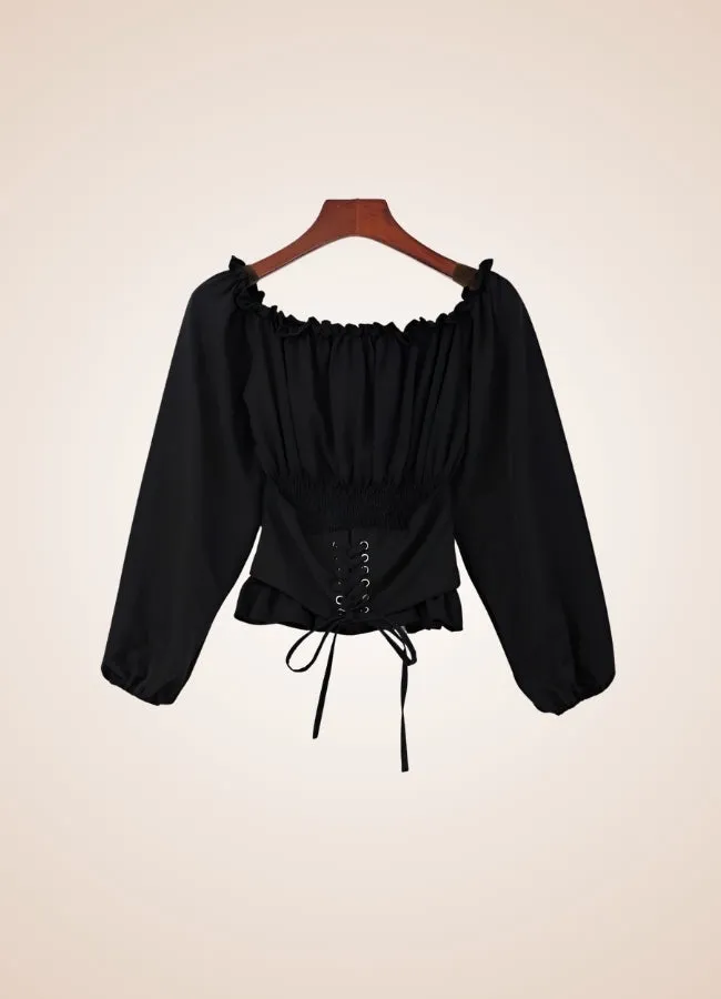 Steampunk Renaissance Off Shoulder Shirt