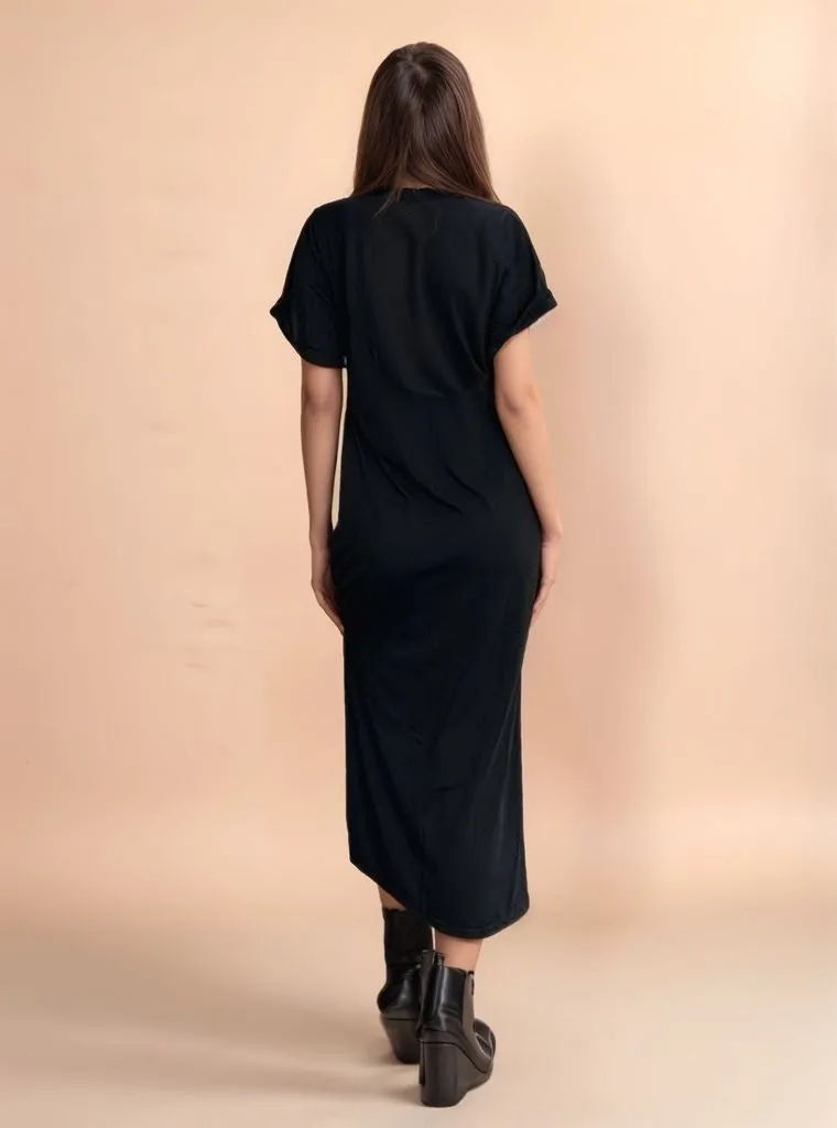 Straight Black Dress