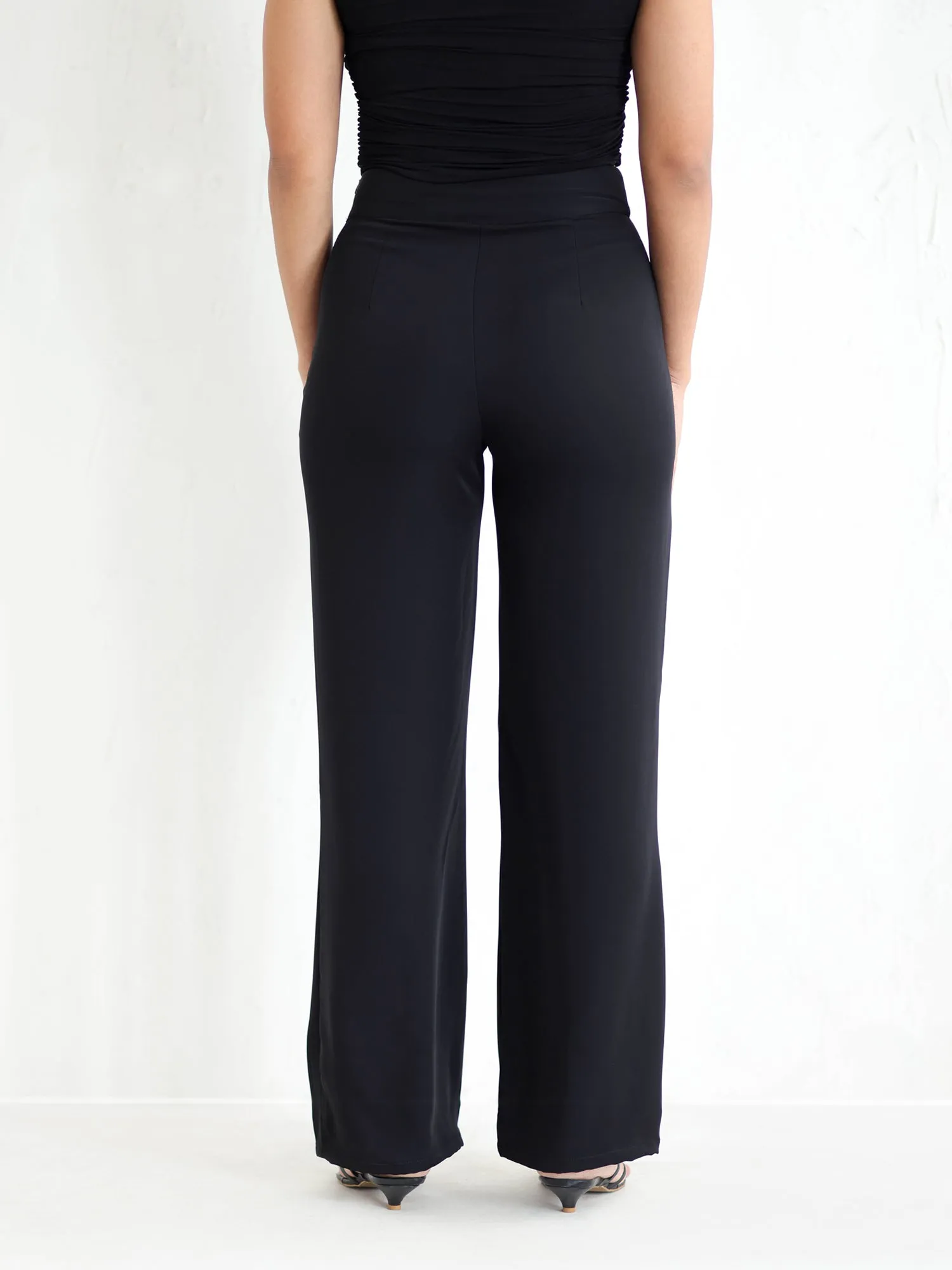 Straight Leg High Waist Pant
