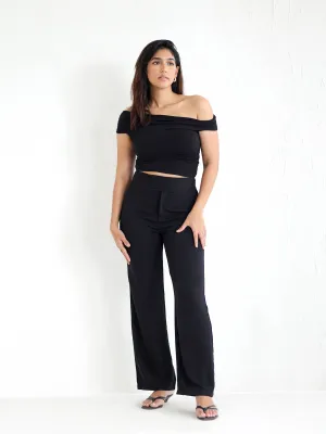 Straight Leg High Waist Pant