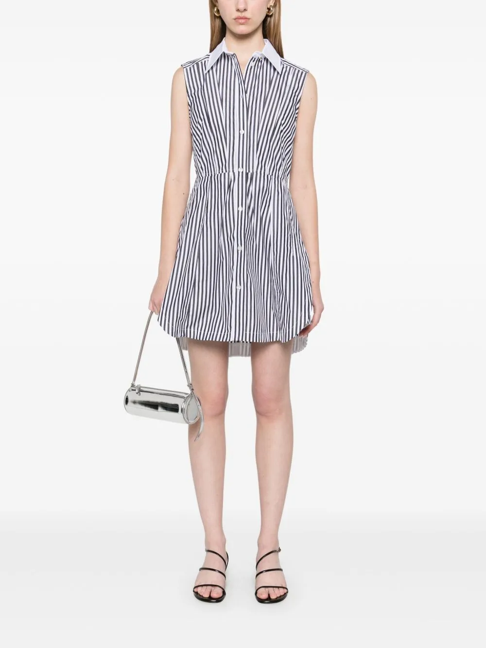 Striped mini dress