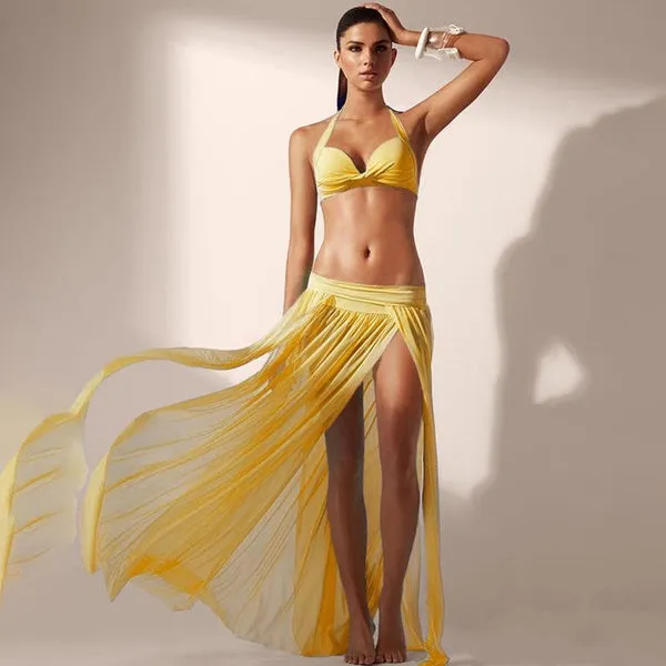 Summer Beach Skirt Dress Maxi Swimsuit Cover Ups Smock Swimwear