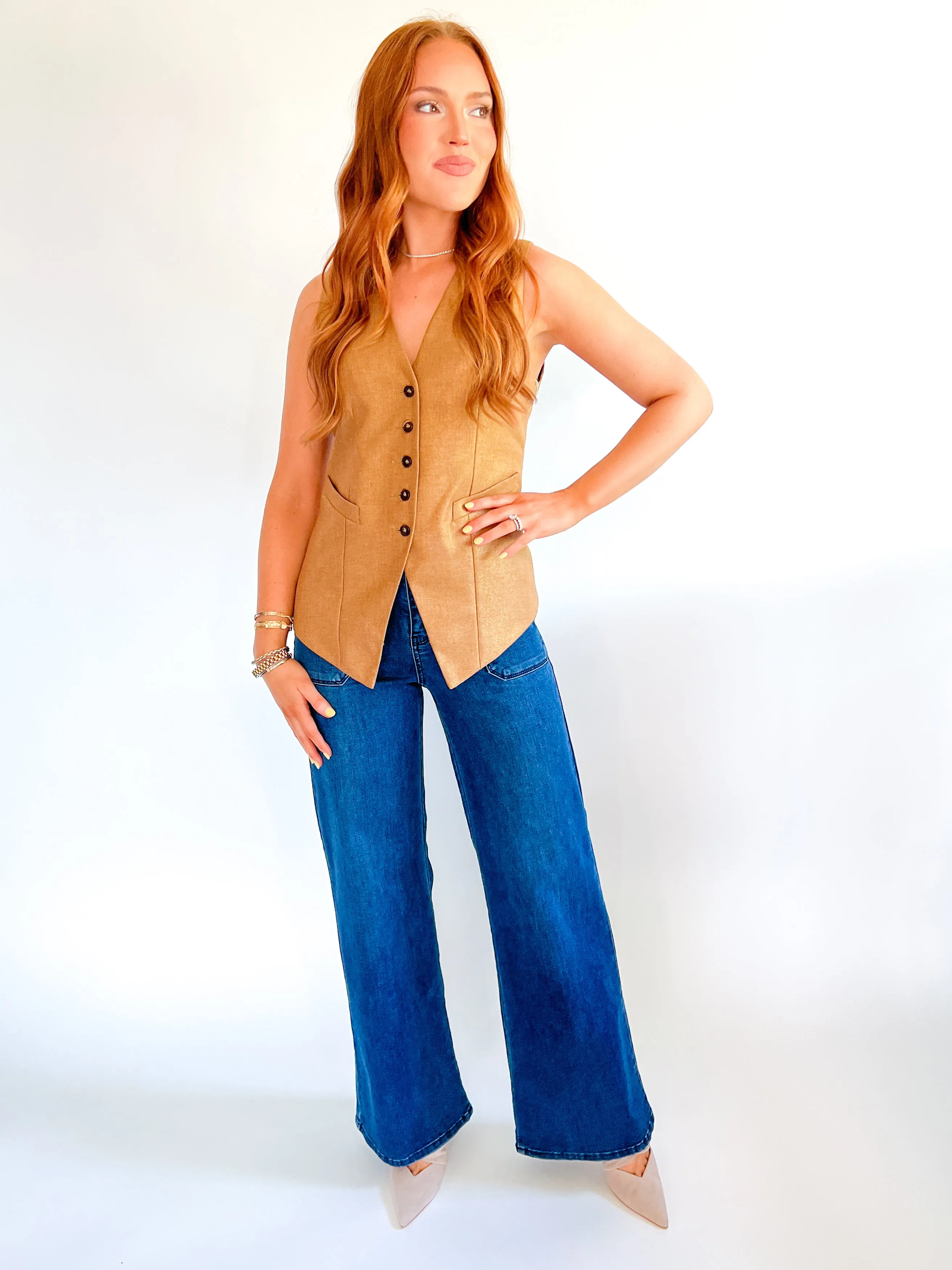 Sutton Camel Vest