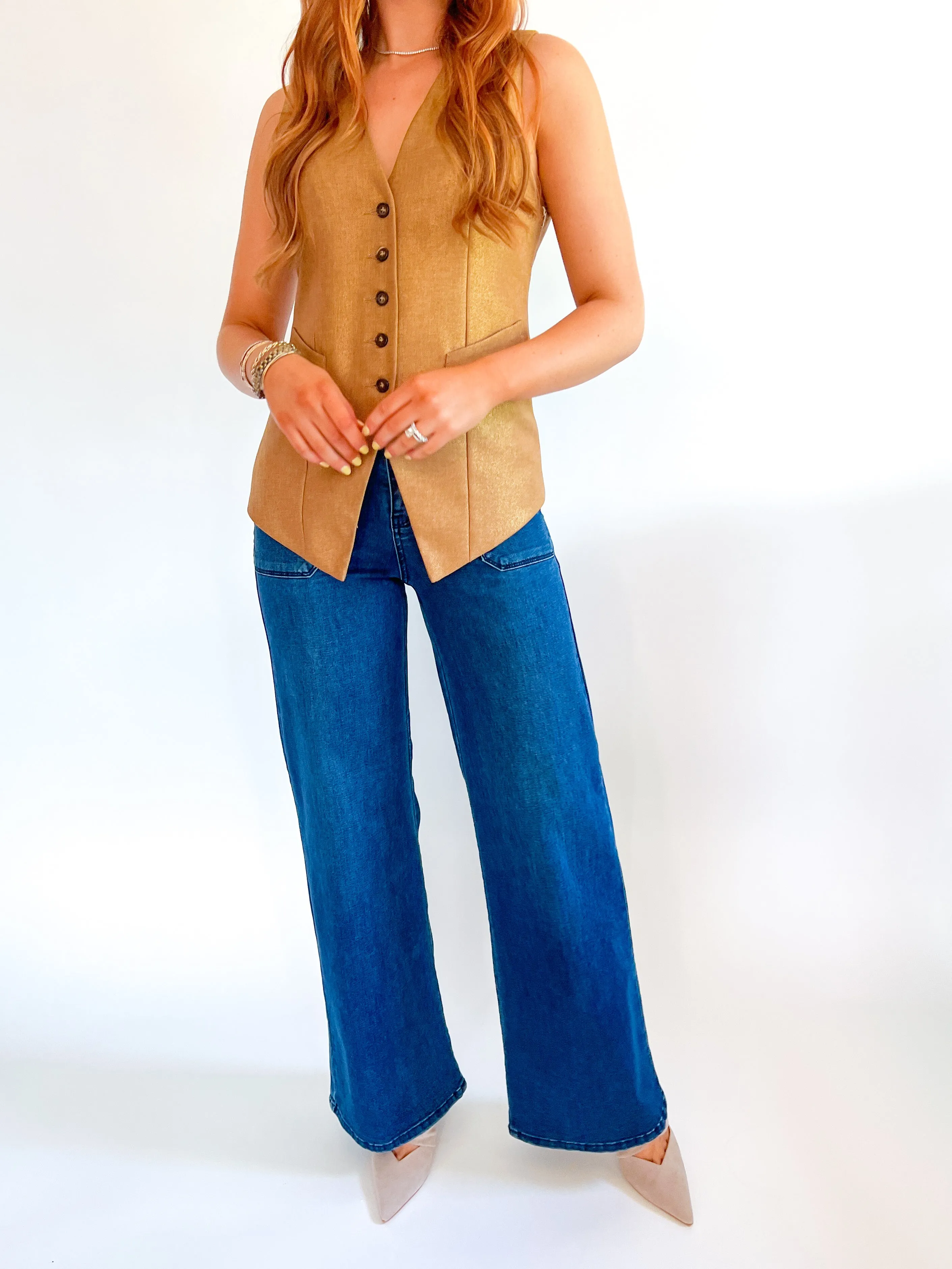 Sutton Camel Vest