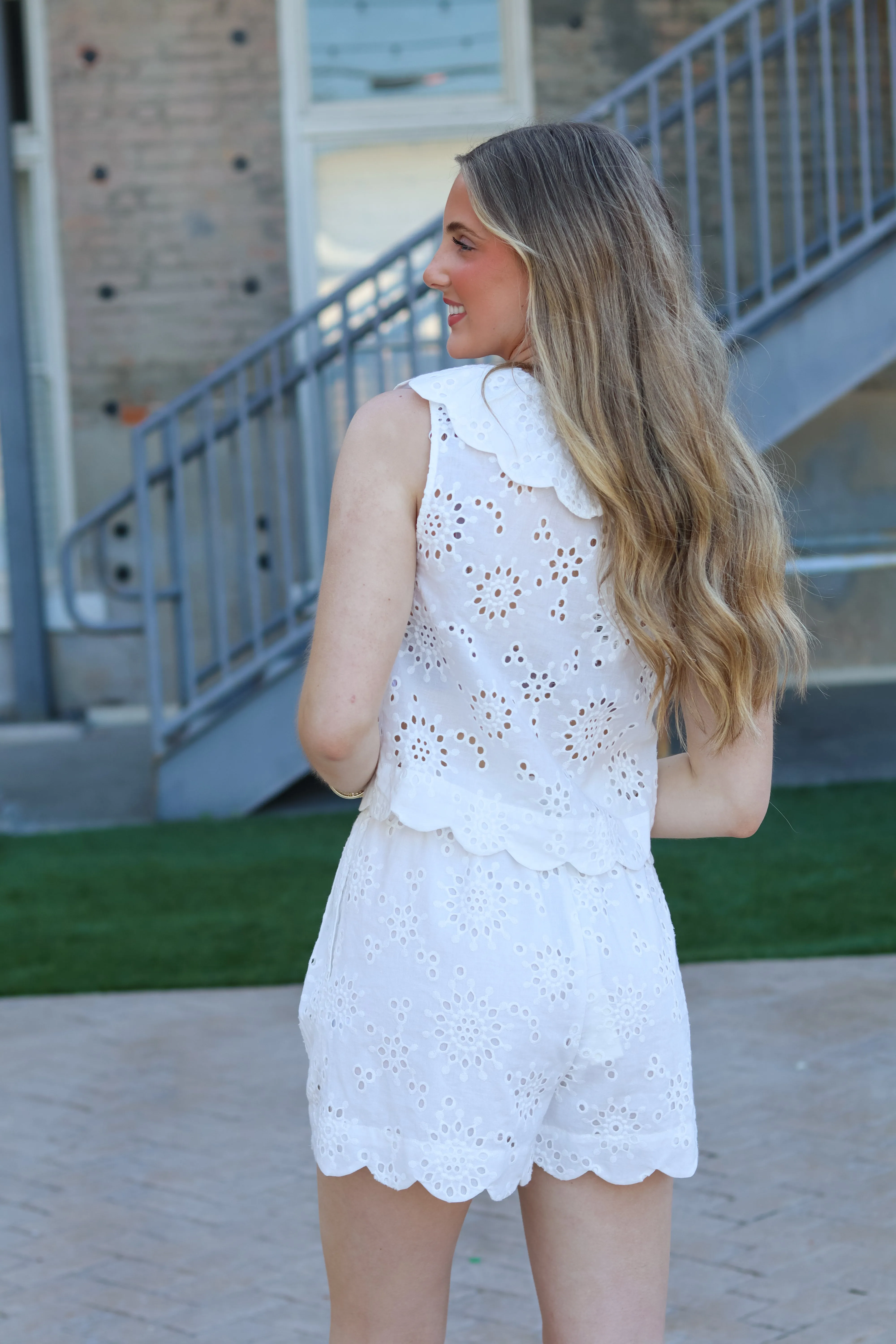 Swept Away Lace Short Set
