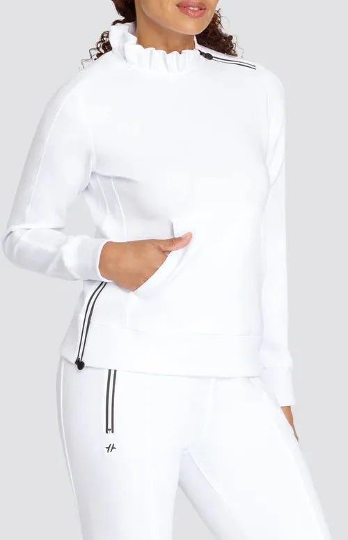 Tail Activewear  CONDOLEEZA PULLOVER - Chalk White