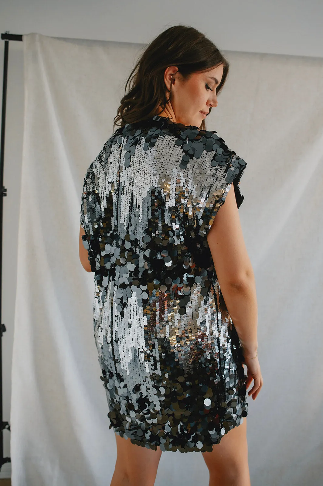 The Silver Linings Mini Dress