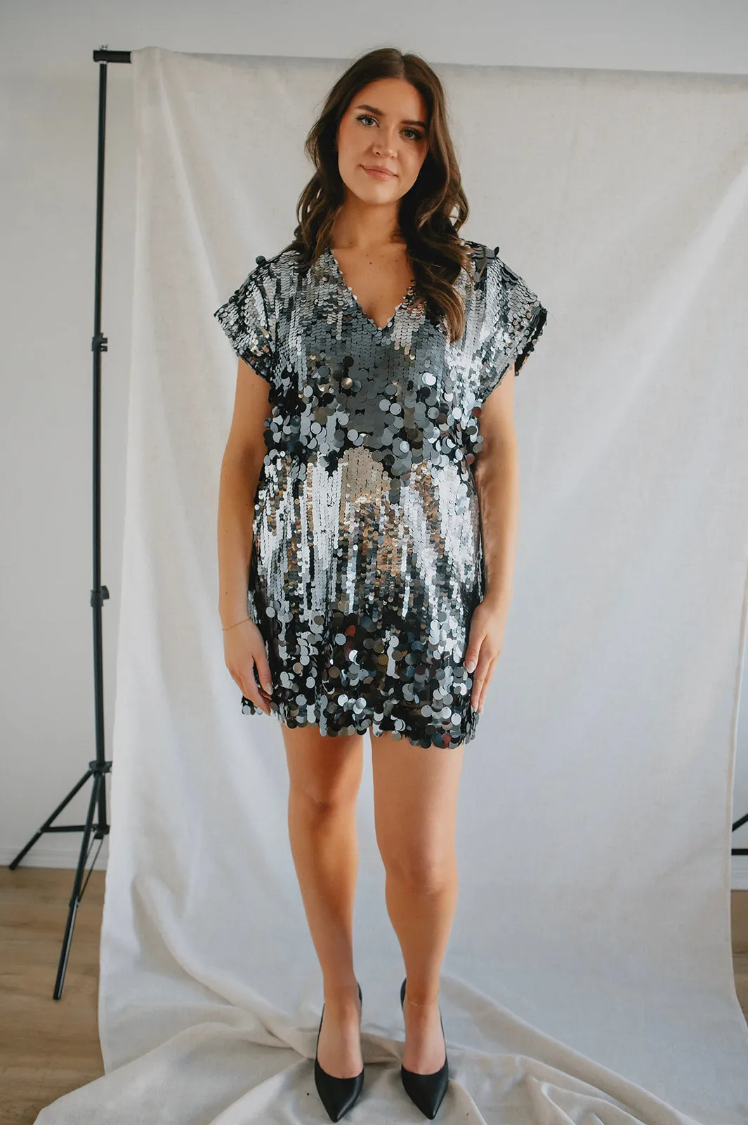 The Silver Linings Mini Dress