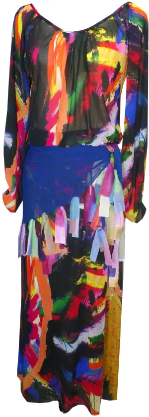 Tomahawk Scoop Neck Dress