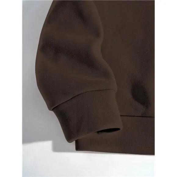 Turkey Long Sleeve Crew Neck Sweatshirt, Casual Pullover For Autumn/Winter