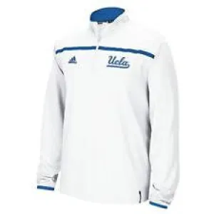 UCLA Bruins Adidas Adult White Quarter Zip Pullover