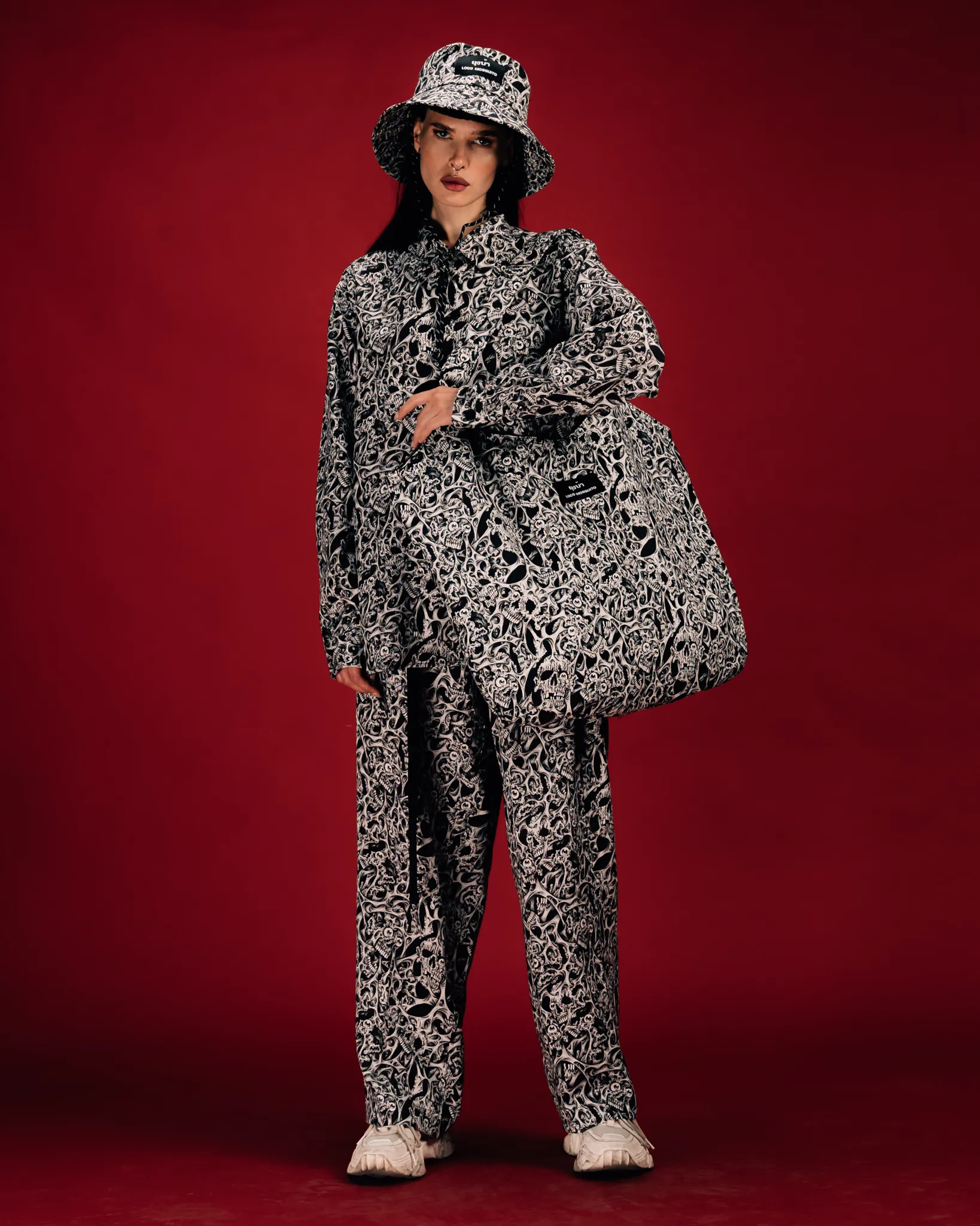 [UNISEX] RAFEL DELALANDE X LOCO MOSQUITO BELTED TROUSERS