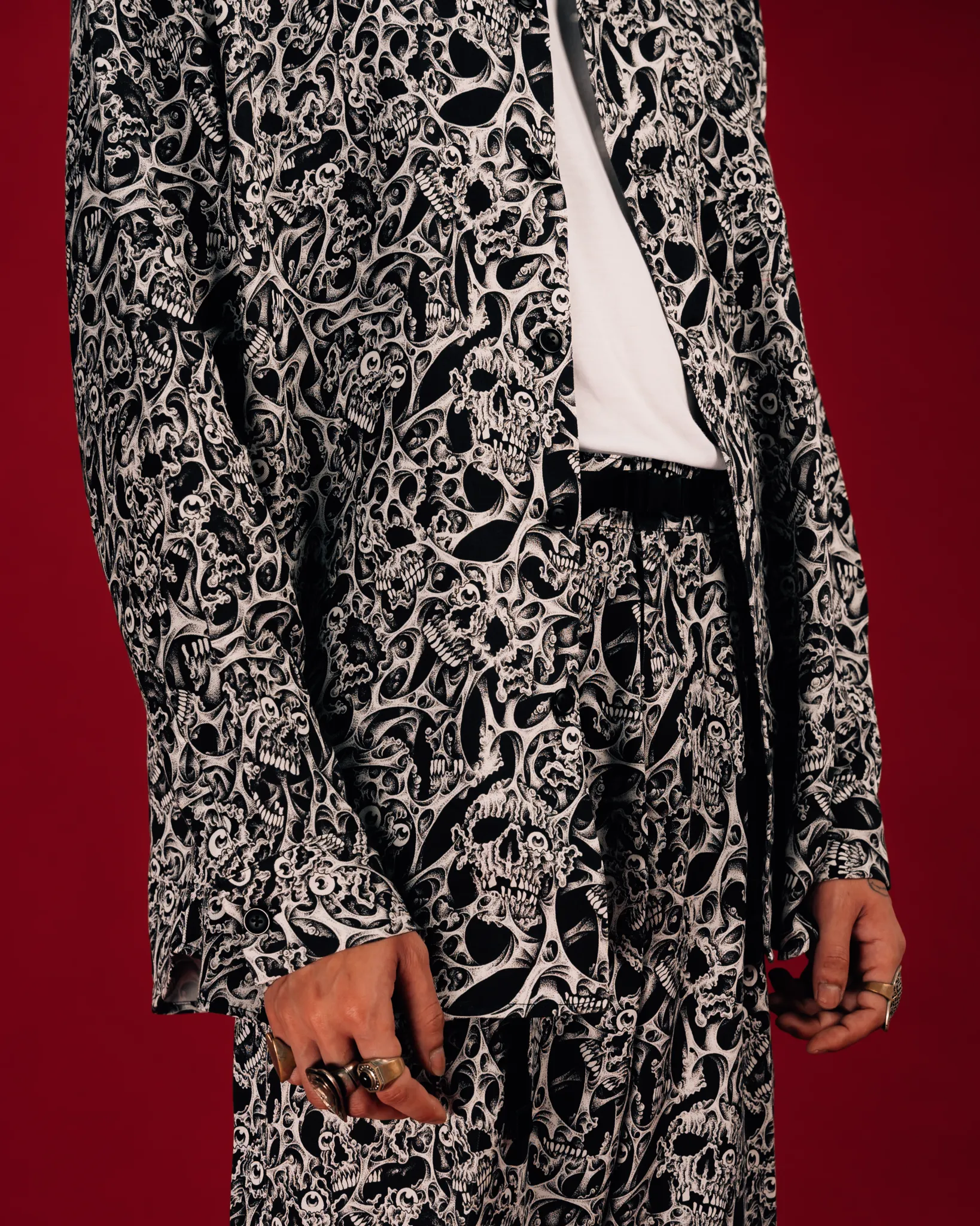 [UNISEX] RAFEL DELALANDE X LOCO MOSQUITO BELTED TROUSERS