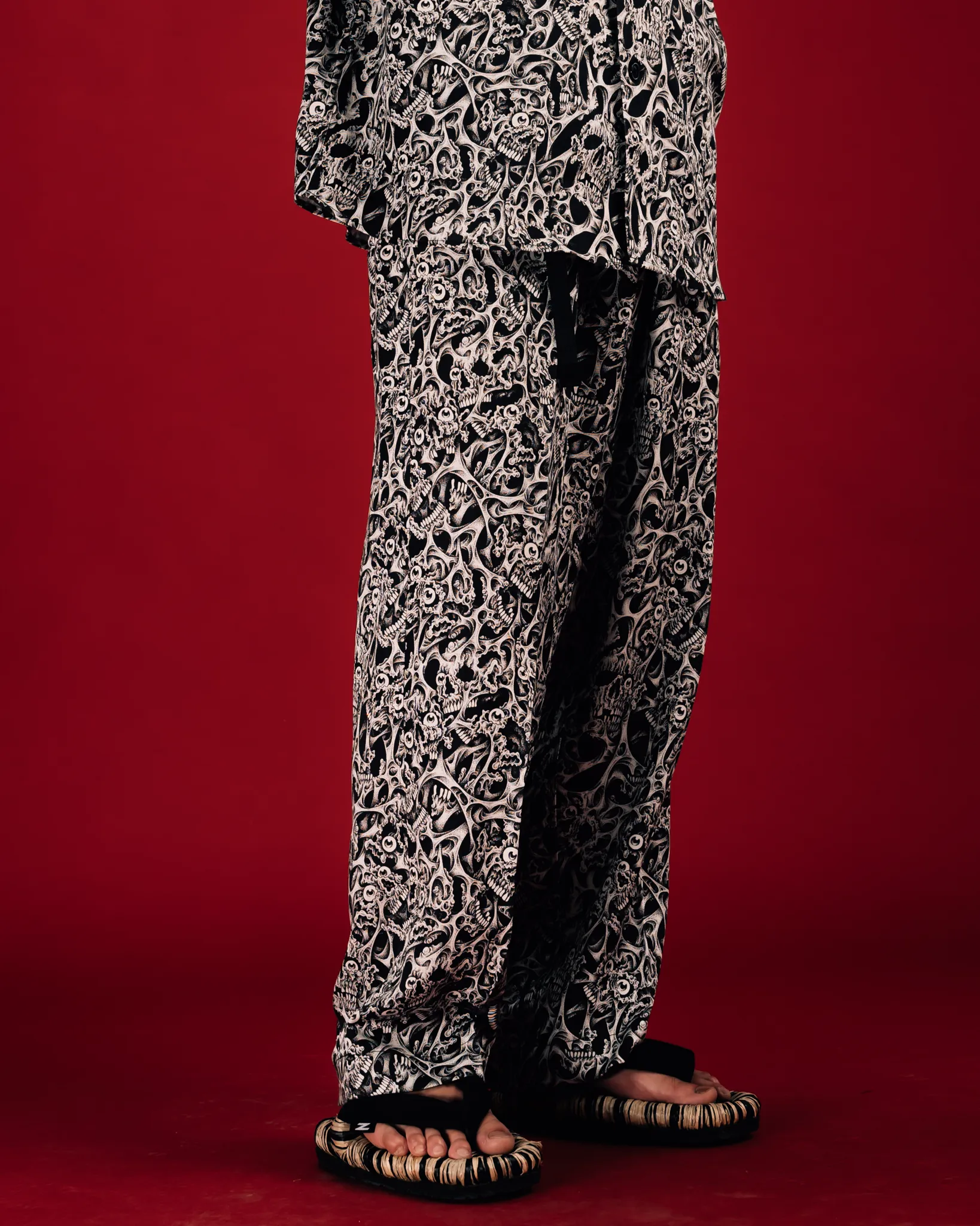 [UNISEX] RAFEL DELALANDE X LOCO MOSQUITO BELTED TROUSERS