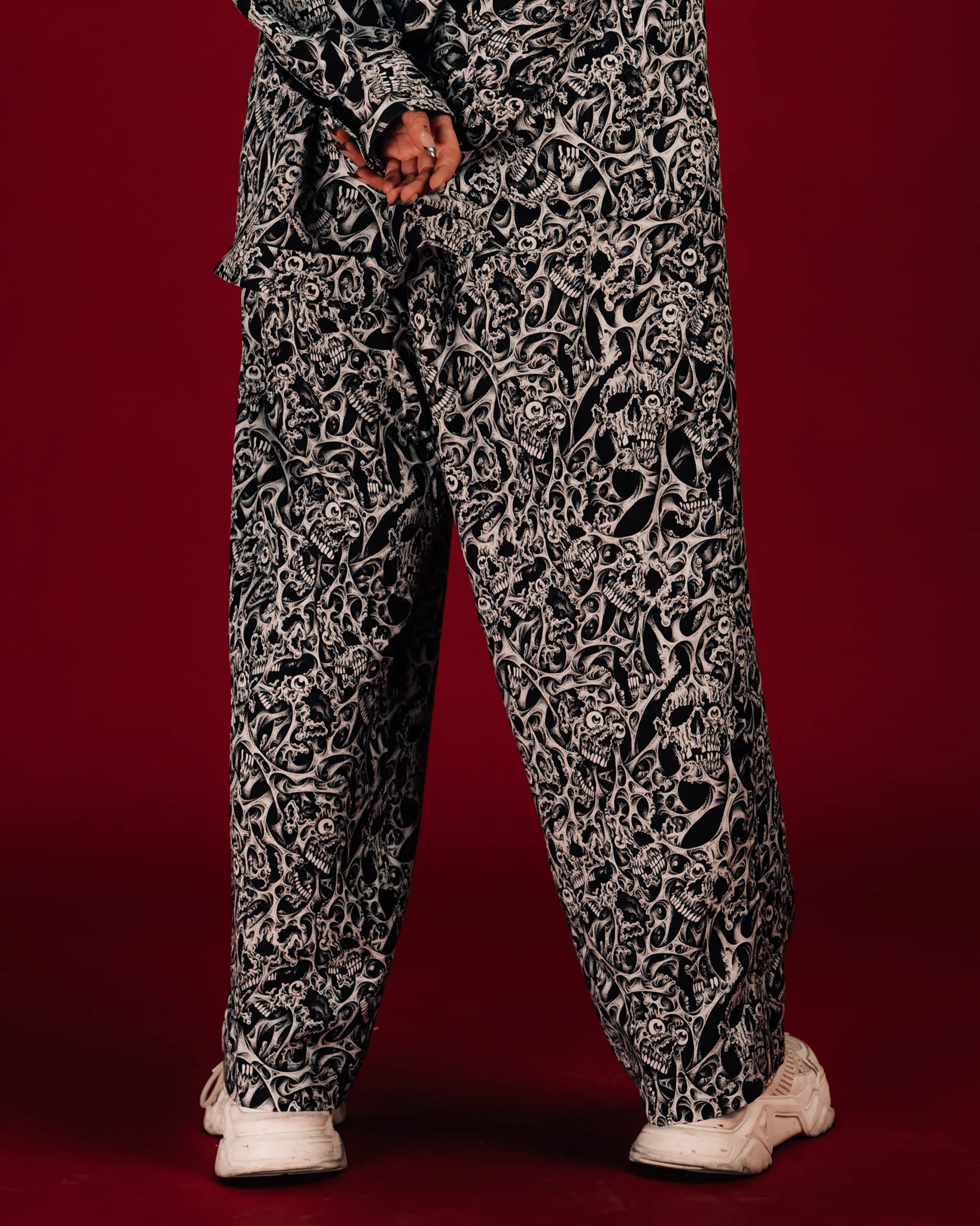 [UNISEX] RAFEL DELALANDE X LOCO MOSQUITO BELTED TROUSERS