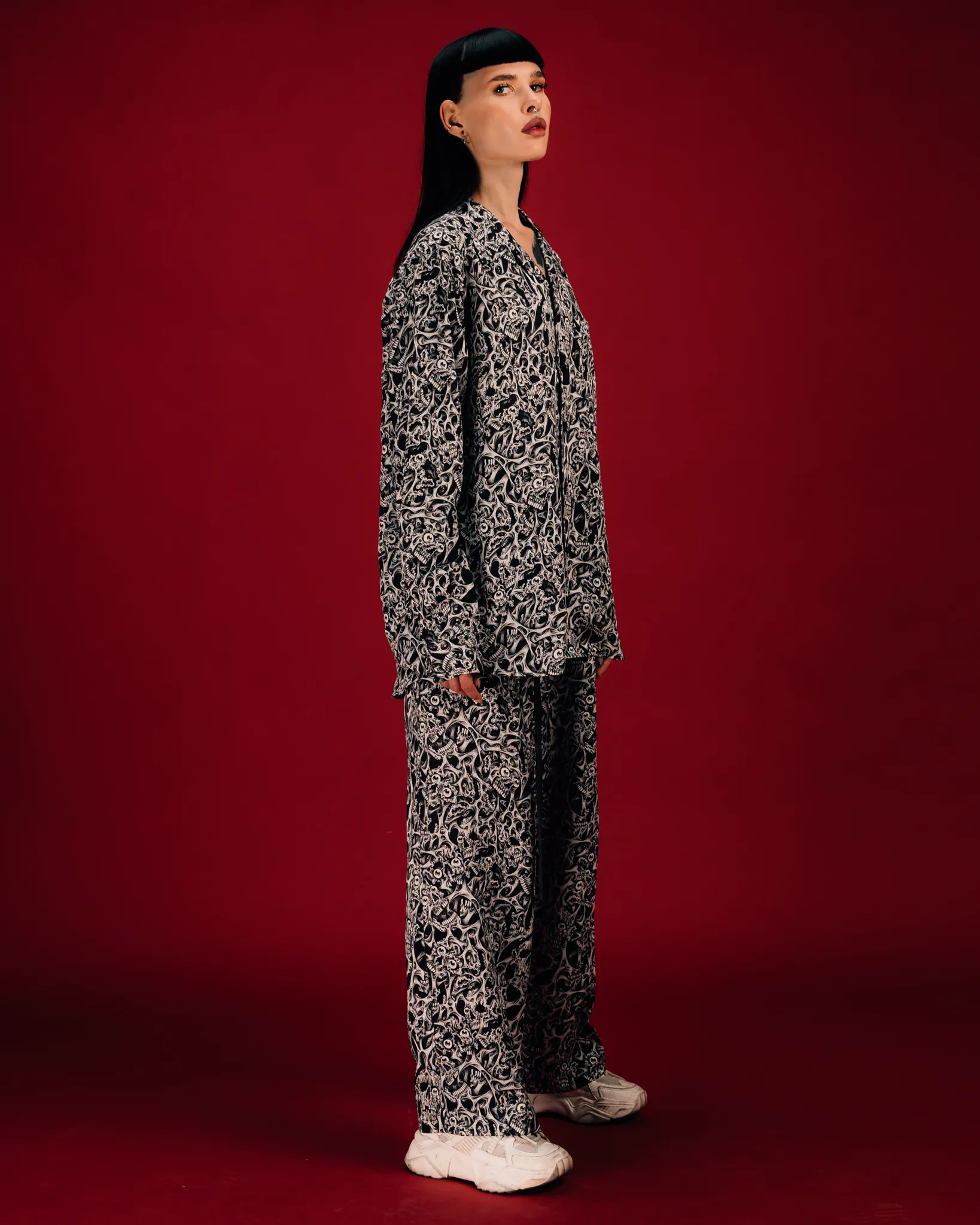 [UNISEX] RAFEL DELALANDE X LOCO MOSQUITO BELTED TROUSERS