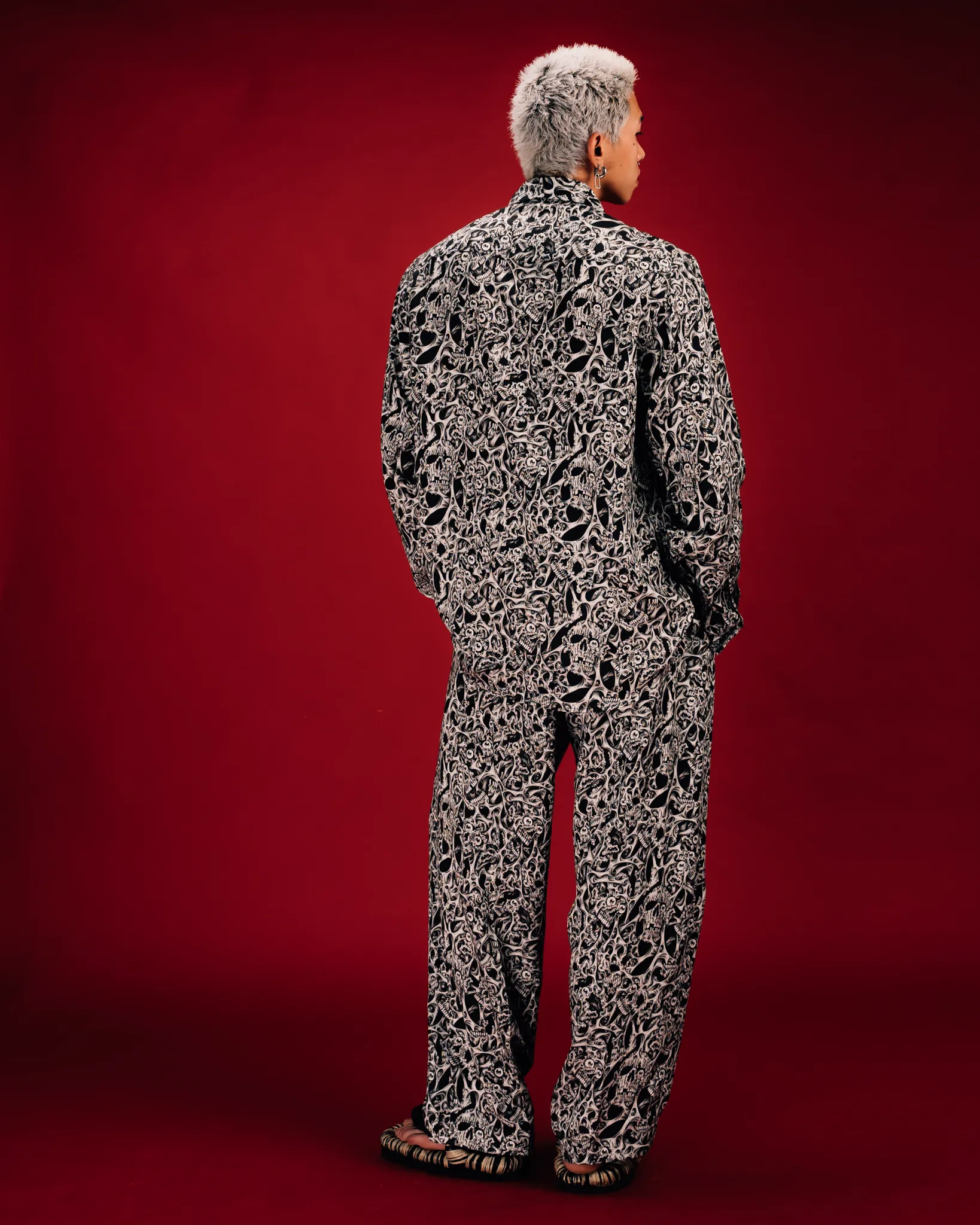 [UNISEX] RAFEL DELALANDE X LOCO MOSQUITO BELTED TROUSERS