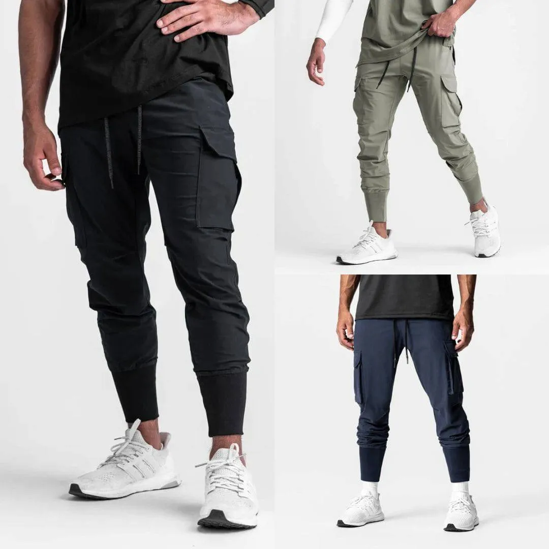 Urban Cargo Joggers with Drawstring and Pockets