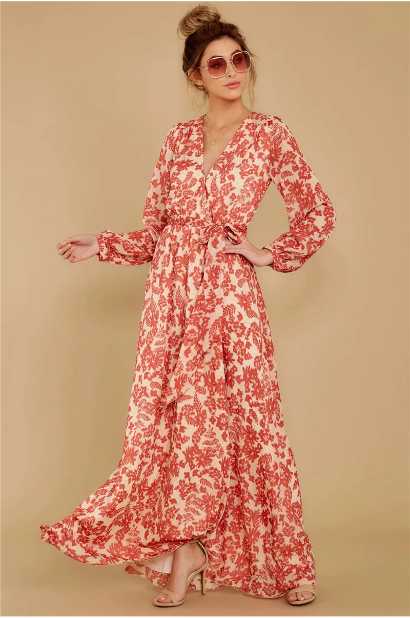 V Neck Long Dresses
